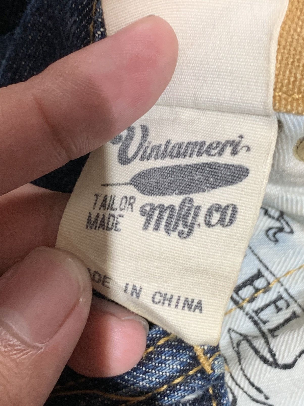 Other Selvedge Vintameri & MFG Co. Denim Jeans Size US 32 / EU 48 - 13 Thumbnail