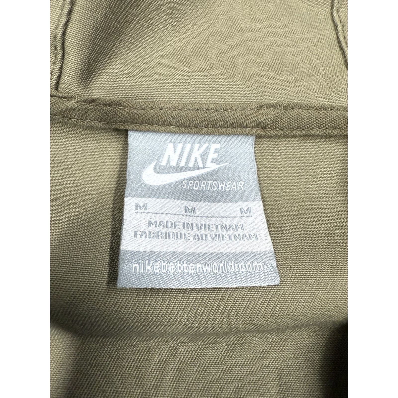 Nike Nike Jacket Women Medium Olive Green Hooded Parka Sportswear 426749-200 Cotton Size M / US 6-8 / IT 42-44 - 3 Thumbnail