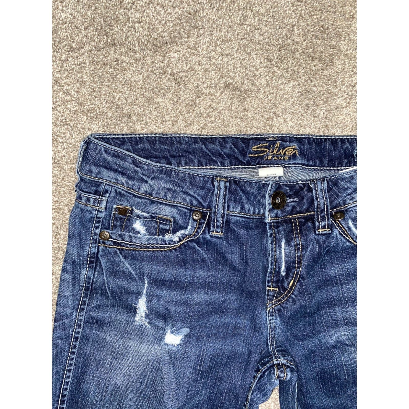 Silver Jeans Co. Silver Jeans Womens Jeans Boot Cut Blue 29 W29 L31 Size Type Regular Women Size 29" - 3 Thumbnail