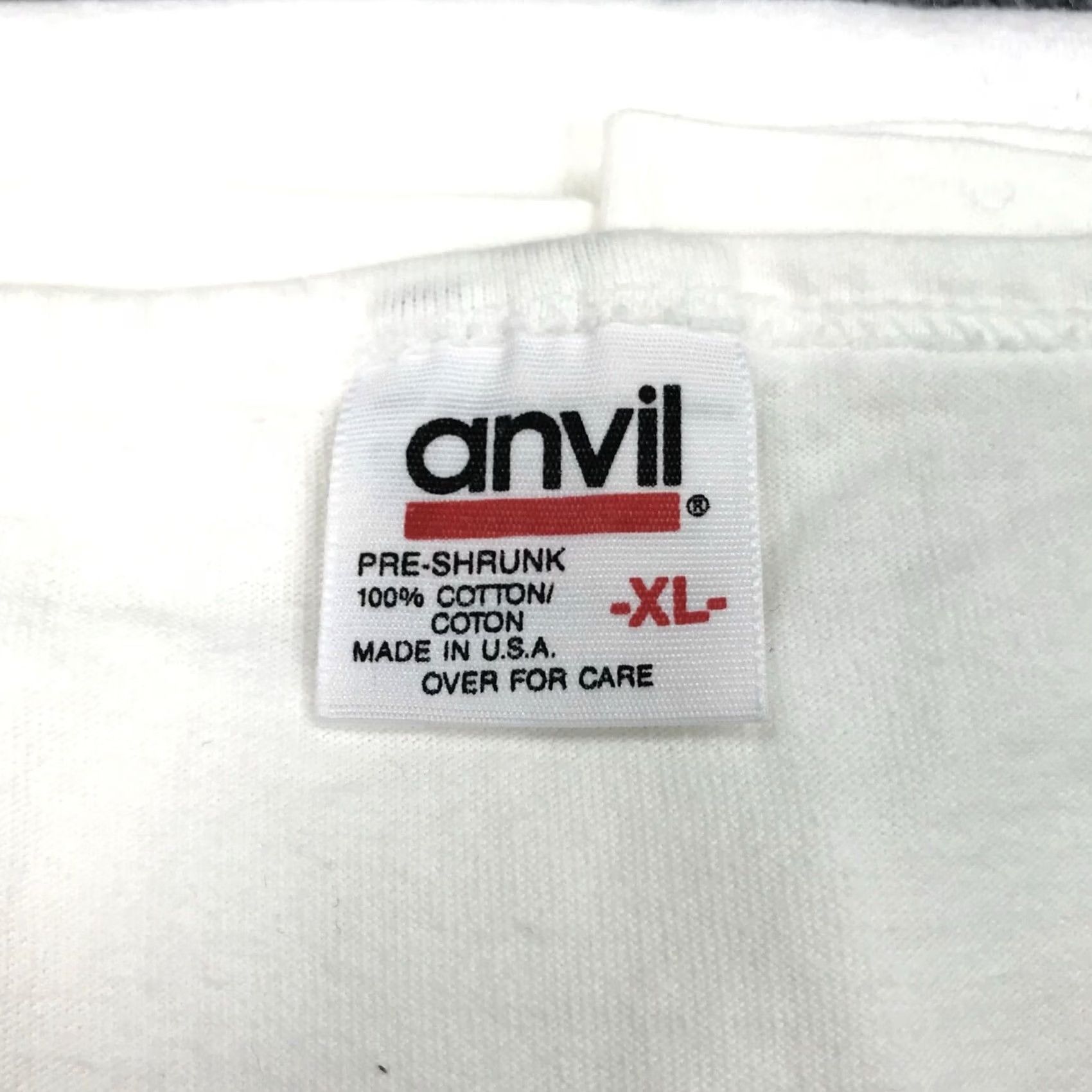 Anvil VINTAGE Hawaii White T Shirt Womens XL Embroidered Made USA 90s Single Stitch Anvil Shirt Short Sleeve Cotton Mens Womens Boys Girls Size XL / US 12-14 / IT 48-50 - 2 Thumbnail