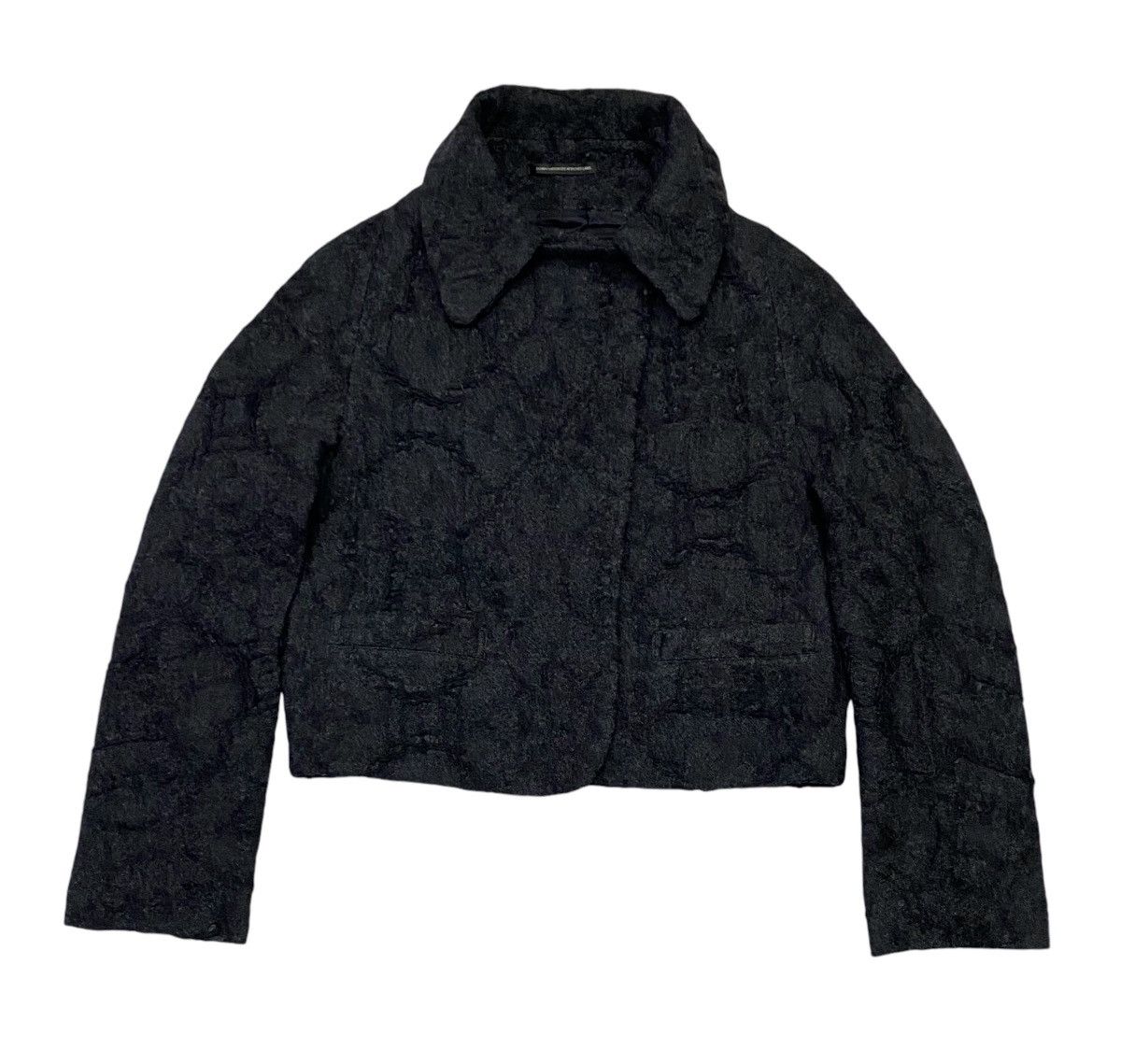 Yohji Yamamoto Yohji Yamamoto Y,s Embossed Pattern Wool Jacket Size M / US 6-8 / IT 42-44 - 3 Thumbnail