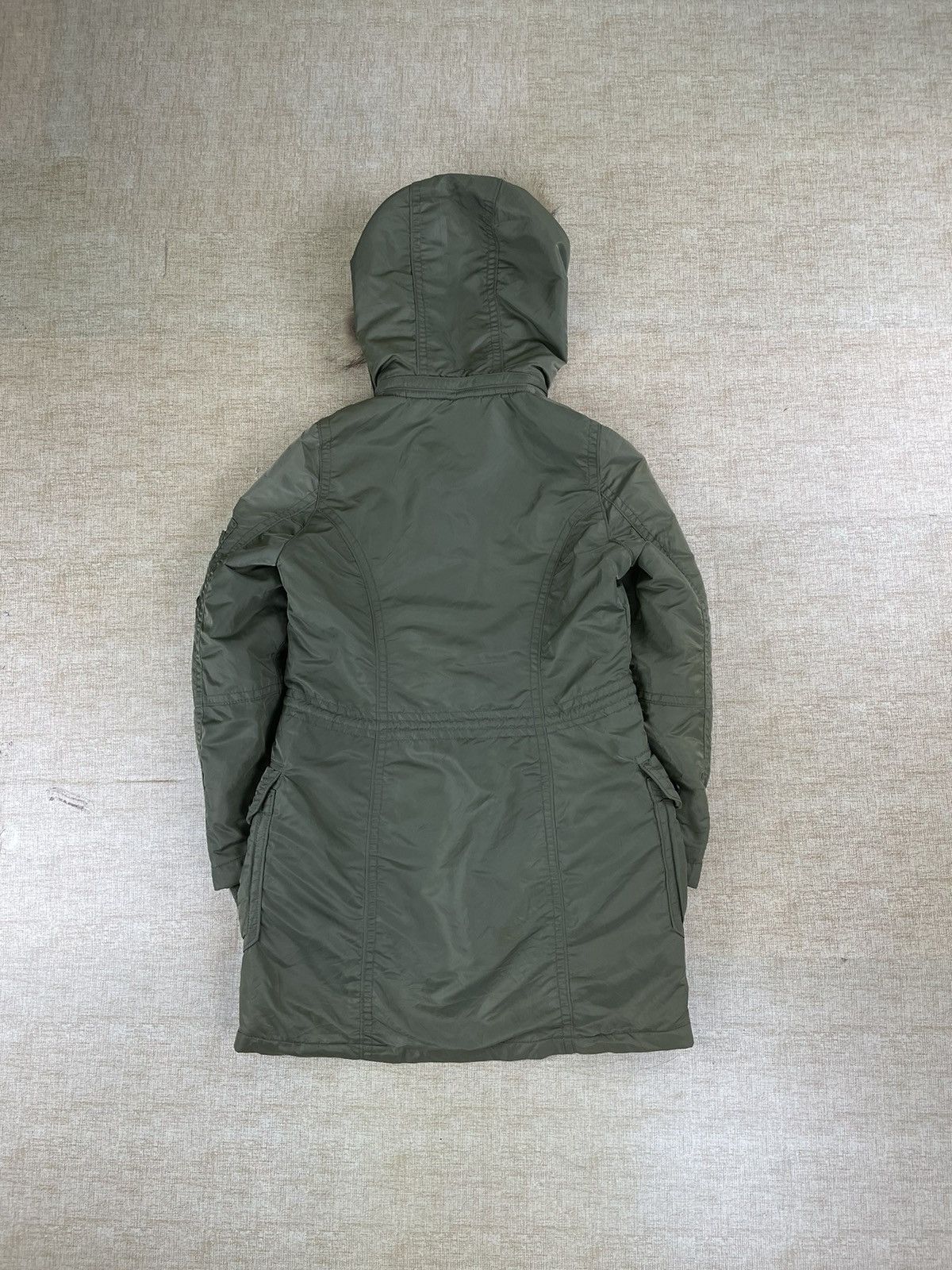 MOUSSY MOSSY Japan Multipocket Fur Hoodie Parka Jacket Size US S / EU 44-46 / 1 - 4 Thumbnail
