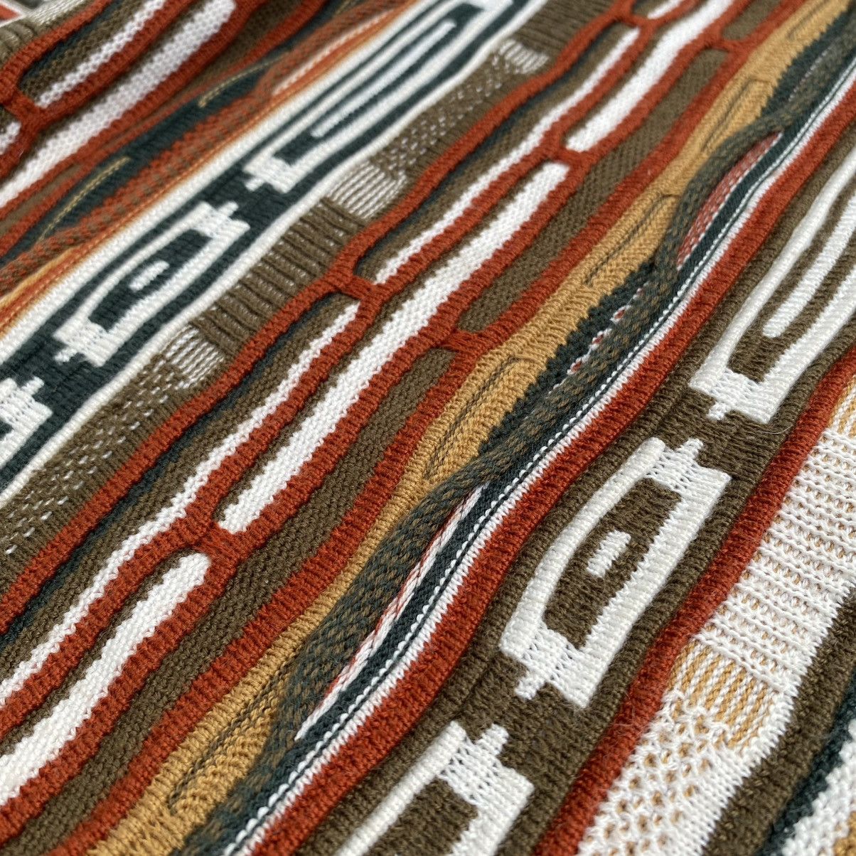 Coogi like a Coogi Australia 90s Cardigan Cable knit Size US L / EU 52-54 / 3 - 3 Thumbnail
