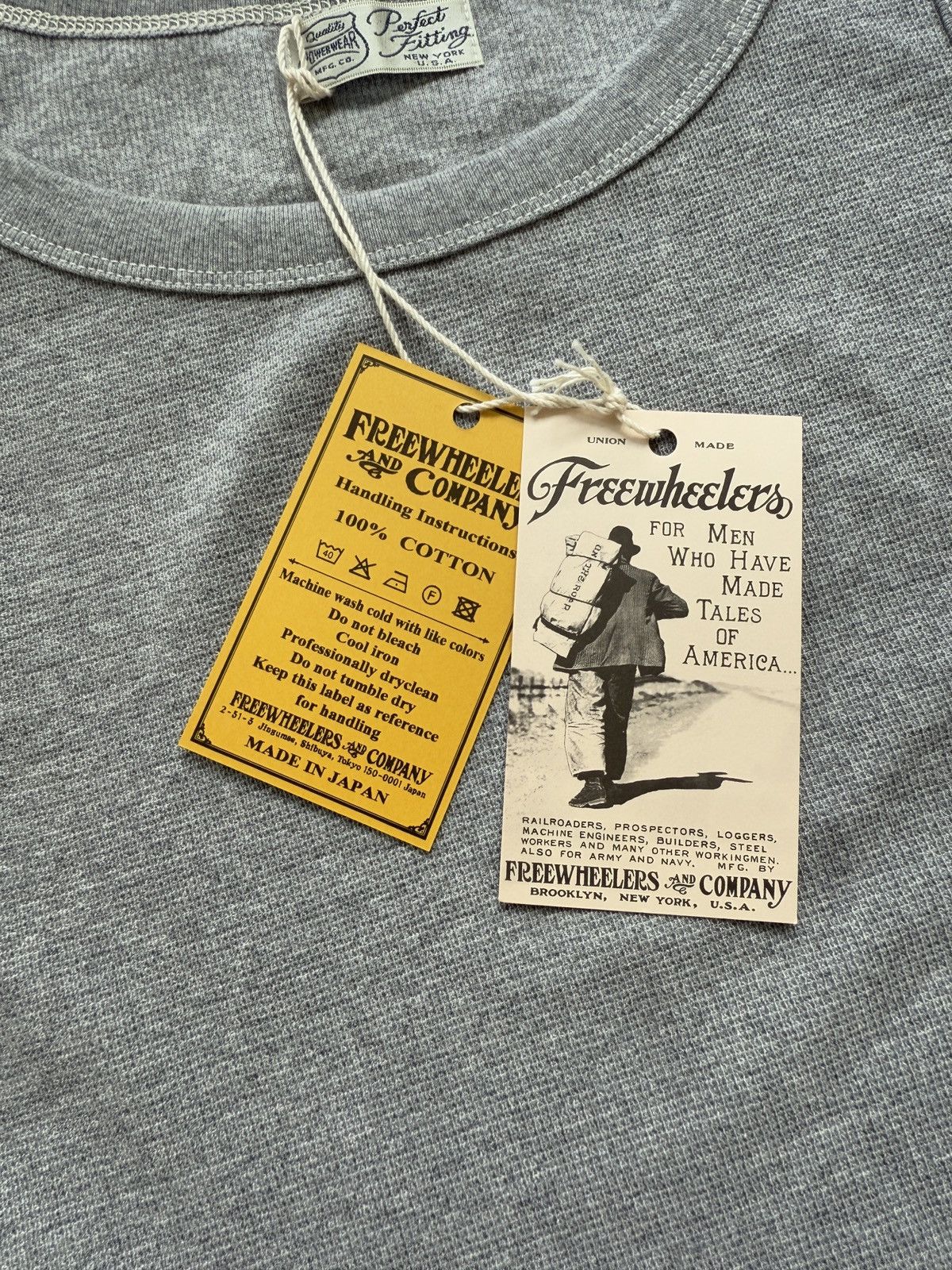 Freewheelers Freewheelers Japan Power Wear Grey Cotton Mens Tank Top New Size US L / EU 52-54 / 3 - 4 Thumbnail