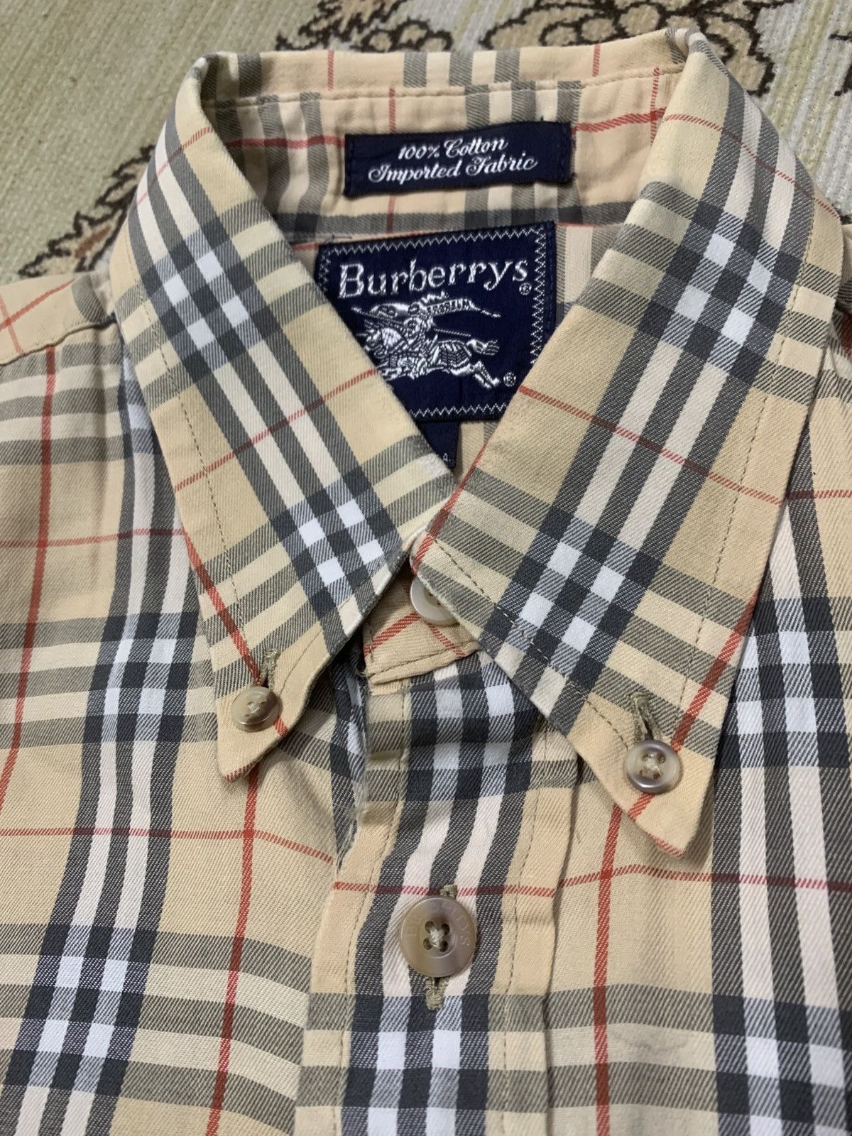 Burberry Vintage burberrys shirt upp buttong novacheck Size US S / EU 44-46 / 1 - 8 Thumbnail