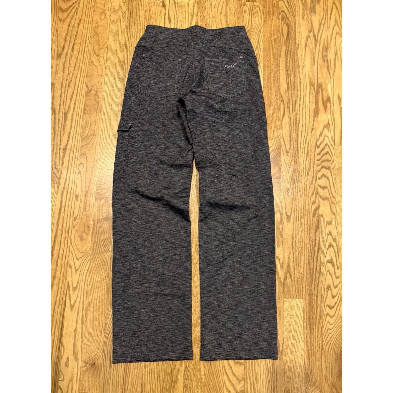 Vintage Kuhl Pants Womens 4 Gray Mova Straight Leg Pull Cargo Women Size Dark Grey Size 27" / US 4 / IT 40 - 3 Thumbnail