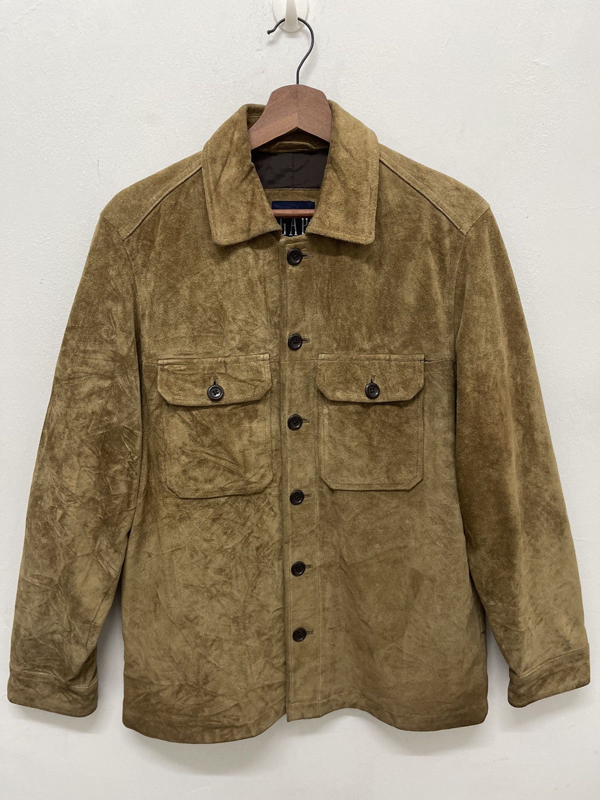 Gap VINTAGE GAP SUEDE LEATHER JACKET Size US M / EU 48-50 / 2 - 5 Thumbnail
