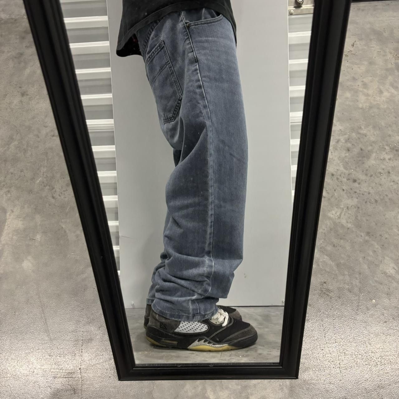 Japanese Brand × Vintage Crazy Vintage Y2K/2000s Grunge Medium Wash Denim Jeans! Size US 36 / EU 52 - 2 Thumbnail