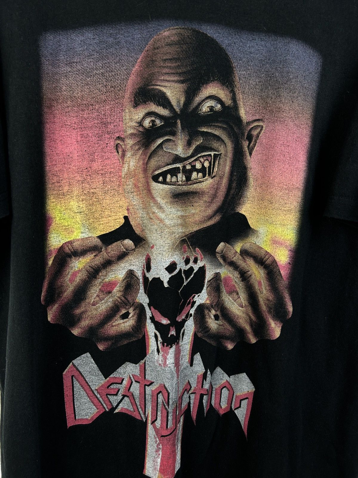 Band Tees Vintage 1999 Destruction Butcher Strikes Back Tour Shirt XL Size US XL / EU 56 / 4 - 2 Thumbnail