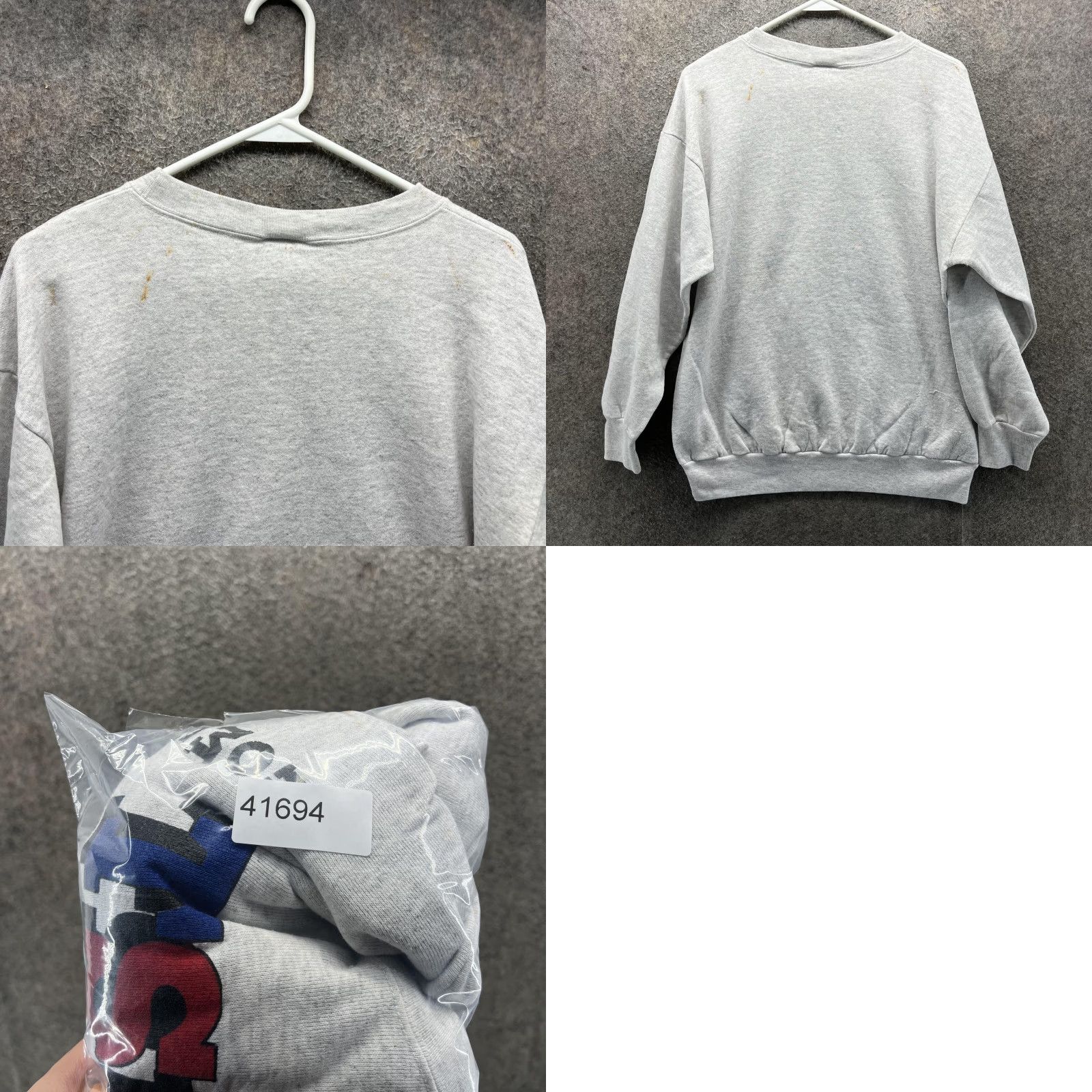 Vintage VINTAGE Volunteer Knit Apparel Sweatshirt Men L Gray TSU 90s Homecoming TSU Tiger Graphic Print Size US L / EU 52-54 / 3 - 8 Thumbnail