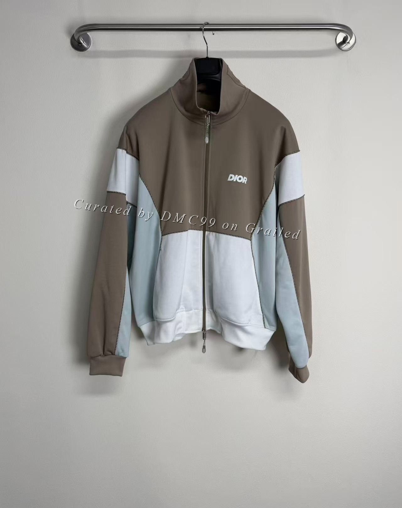 Dior Dior Khaki Color Block Sports Jacket Size US L / EU 52-54 / 3 - 1 Thumbnail