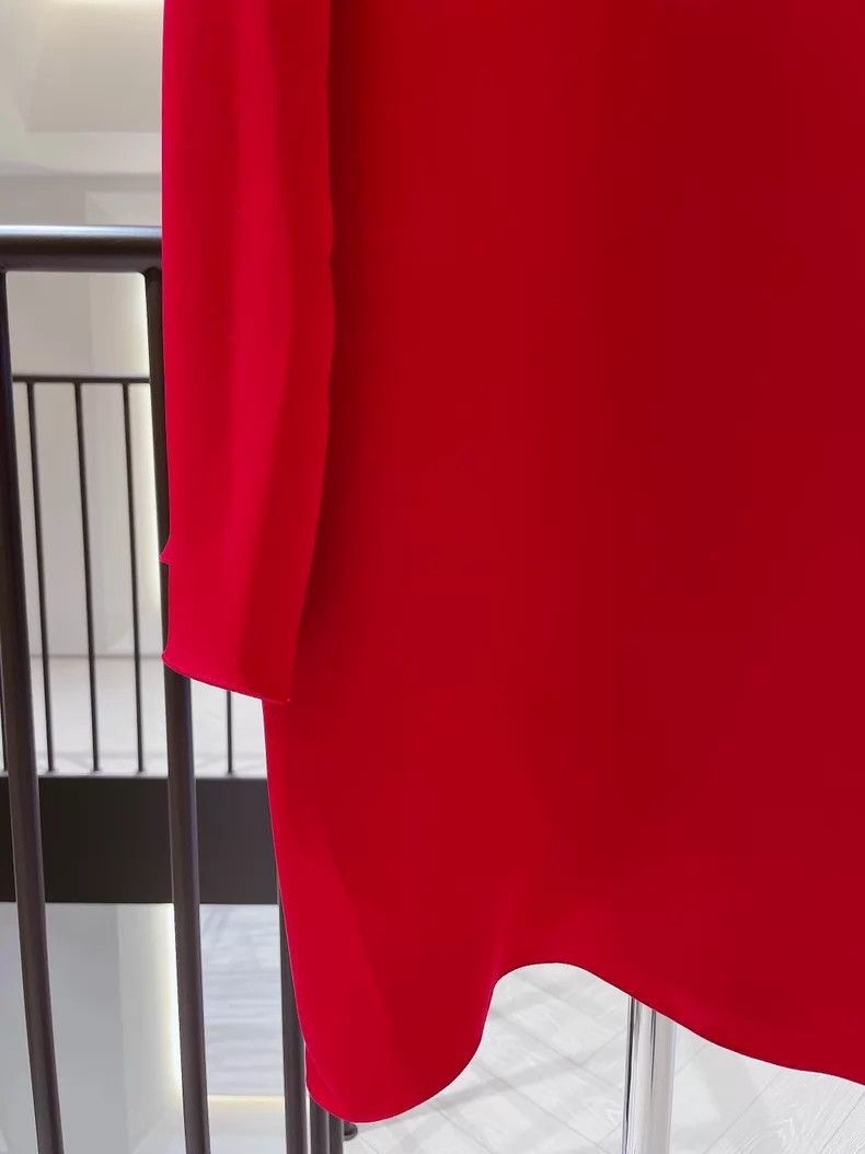 Valentino Valentino Big red dress dress Size XXS / US 00 / IT 34 - 4 Thumbnail