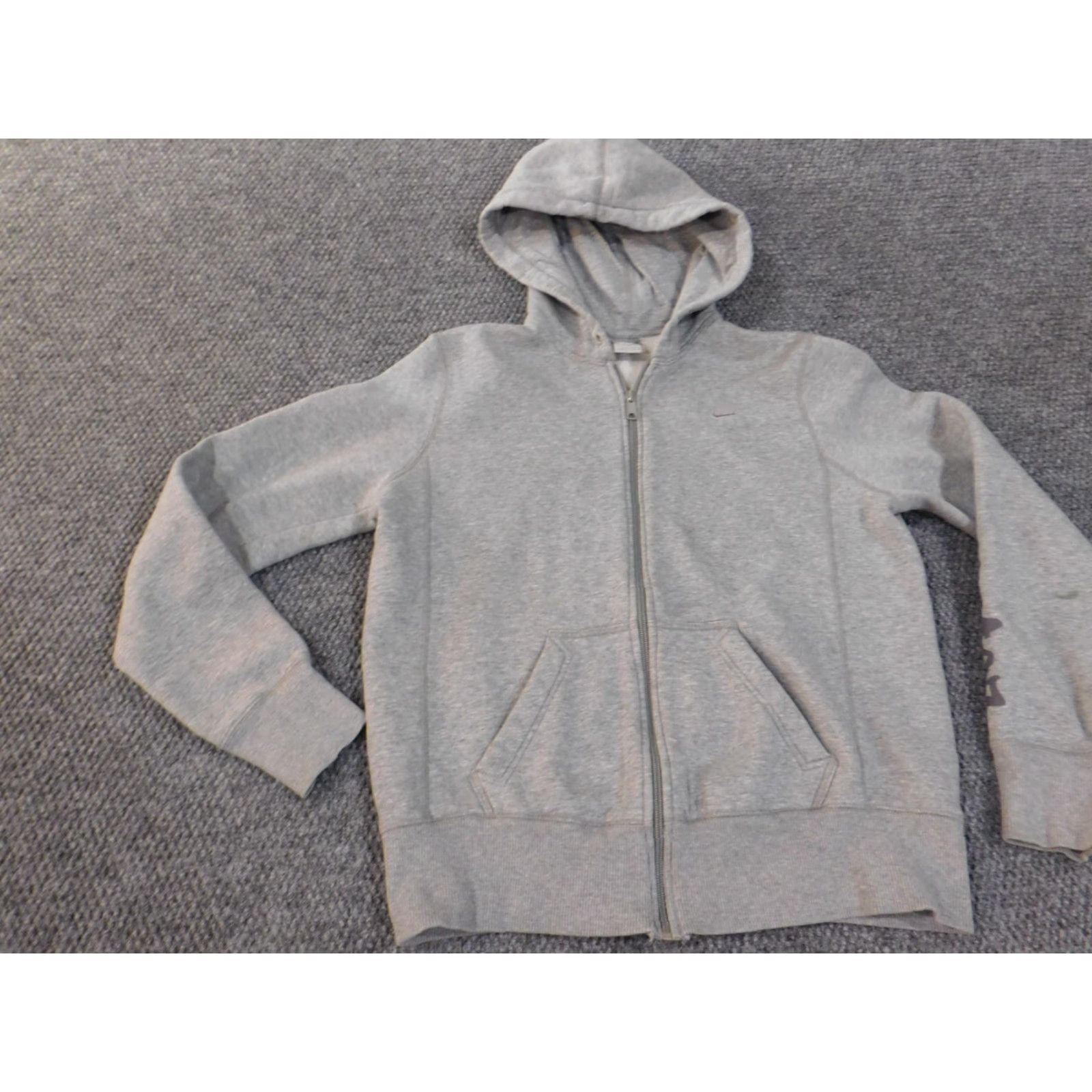 Nike Nike Hoodie Womens L Gray Full Zip stretch performance Size L / US 10 / IT 46 - 3 Thumbnail