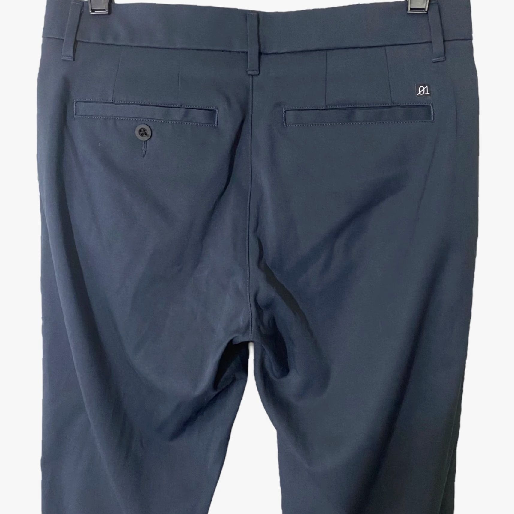 Vintage 01.ALGO Performance Straight Golf Chino Pants Blue Men's 29X32 Athletic Stretch Size US 29 - 6 Thumbnail