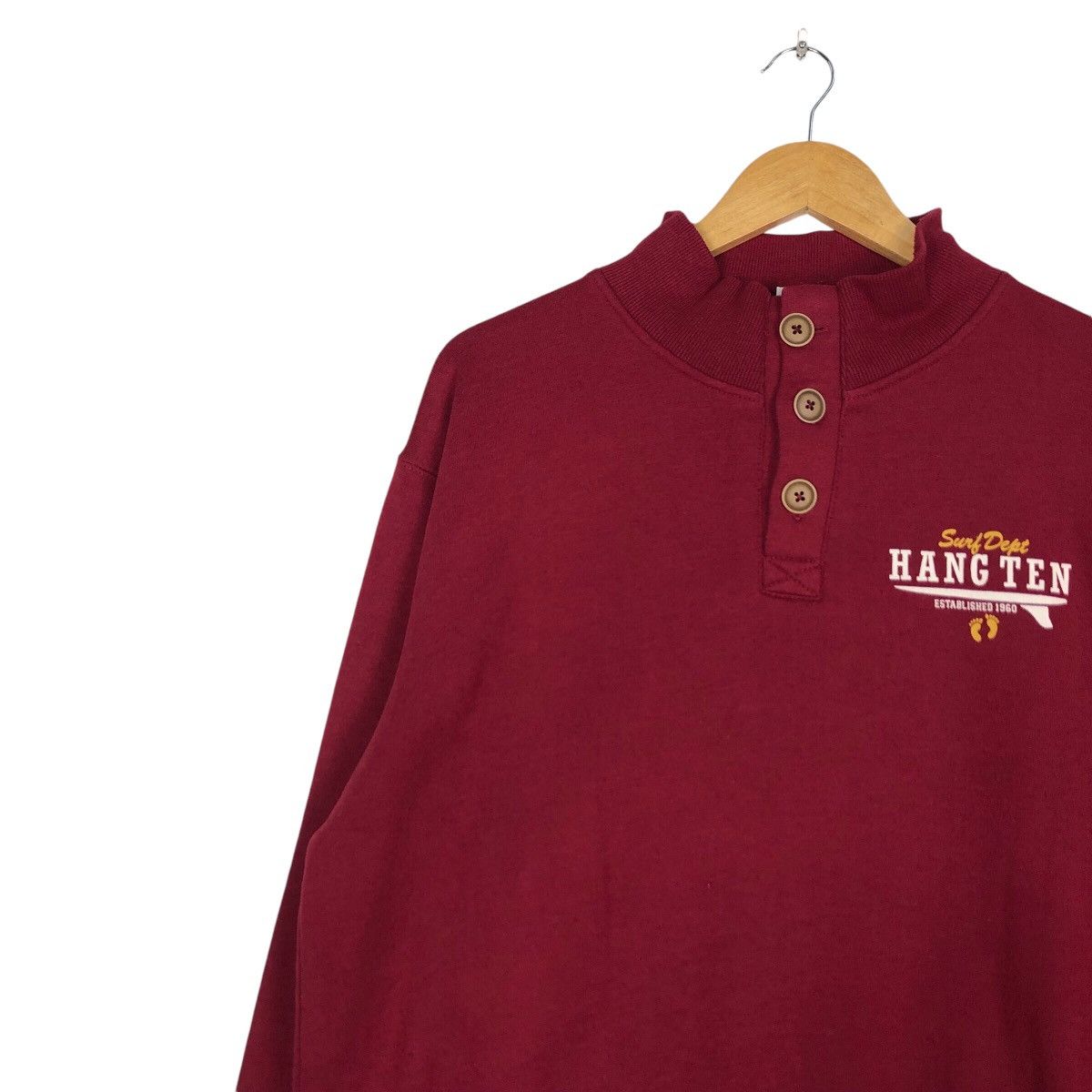 Hang Ten Vintage Hang Ten Pullover Sweatshirt Jumper Rare Size US M / EU 48-50 / 2 - 6 Thumbnail