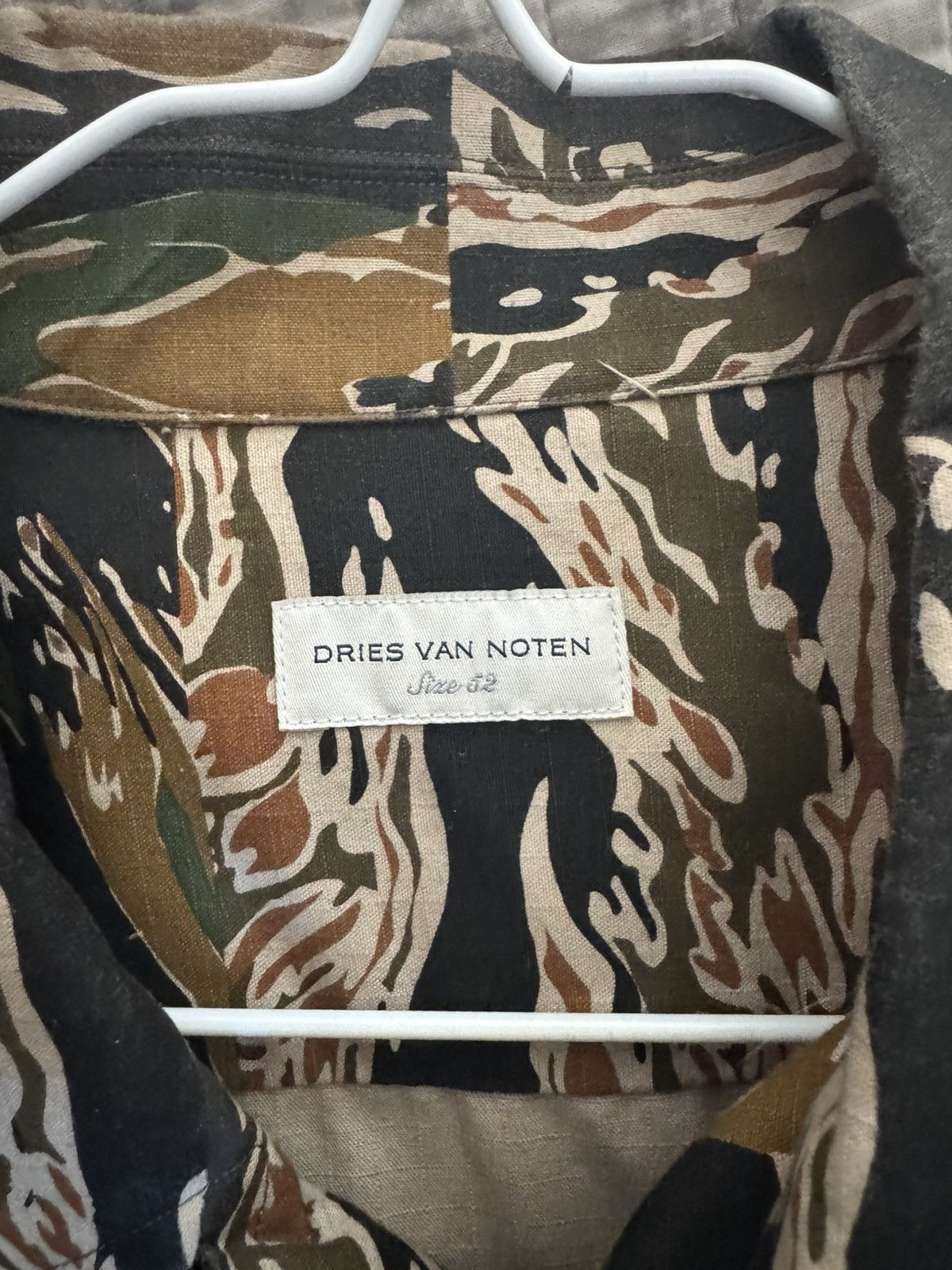 Dries Van Noten Dries Camo Button Up Size US L / EU 52-54 / 3 - 2 Thumbnail