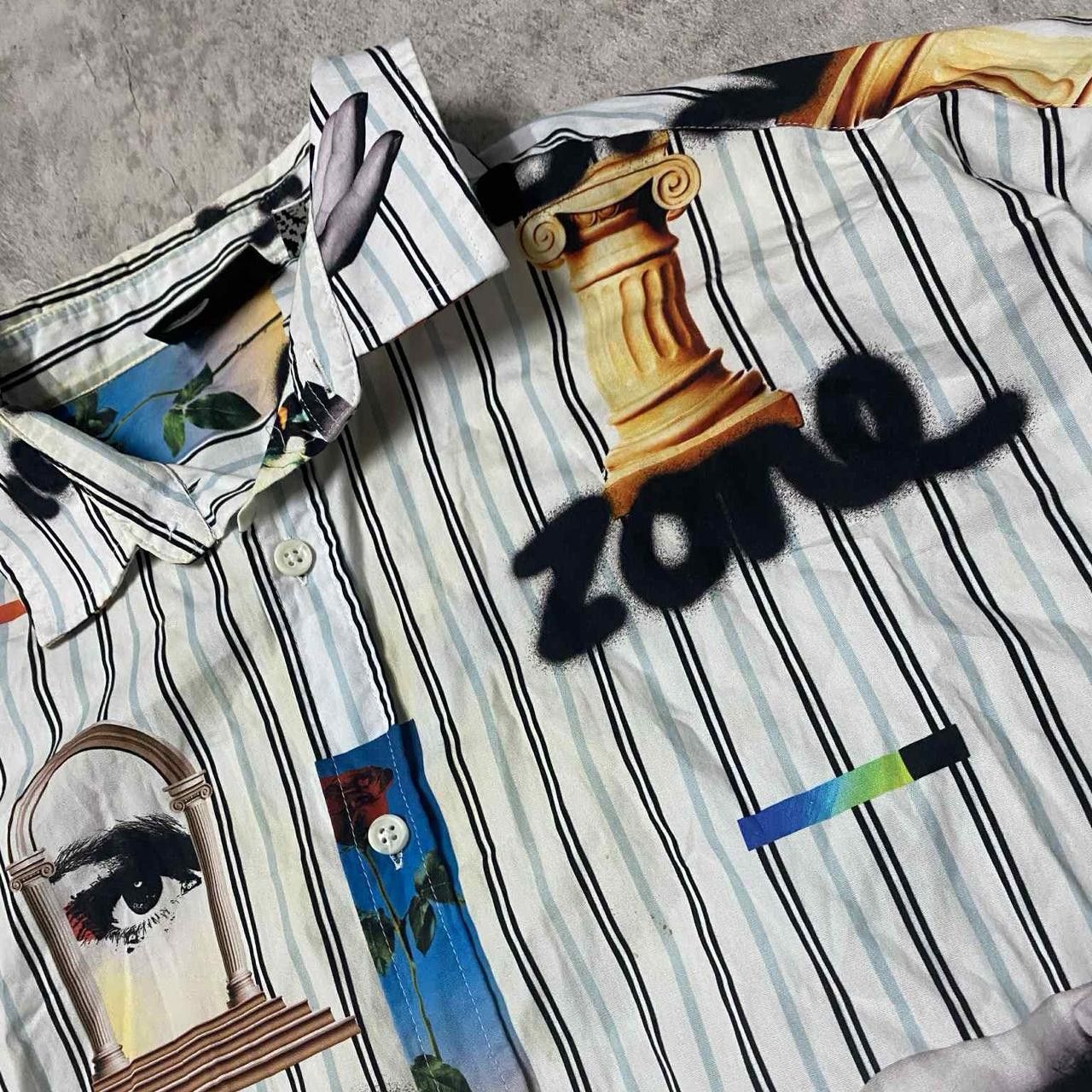 Other Oversized multi-coloured cotton button-up shirt Size US L / EU 52-54 / 3 - 4 Thumbnail