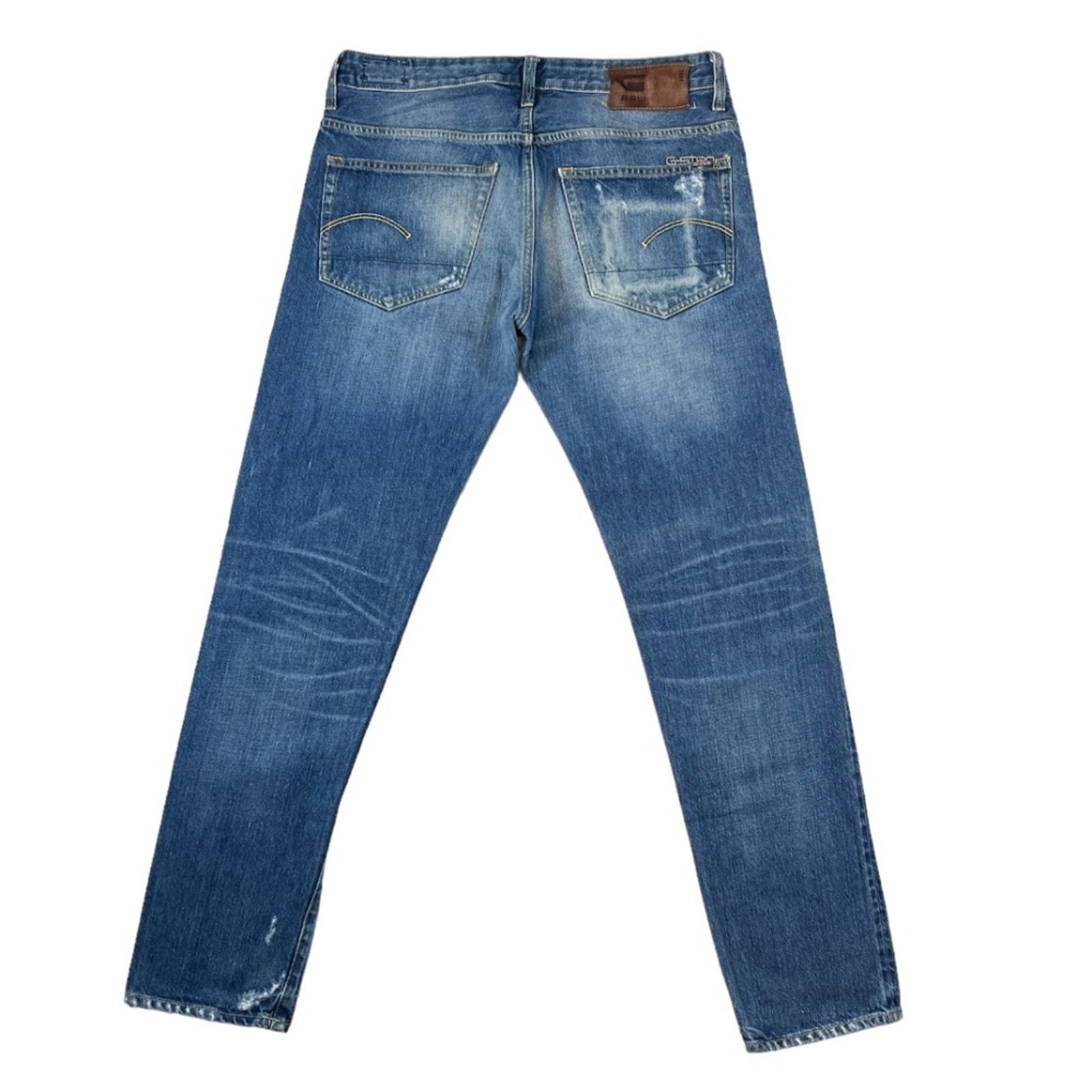 G-Star G-Star Blue Distressed Jeans | Size 34 Size US 34 / EU 50 - 2 Thumbnail