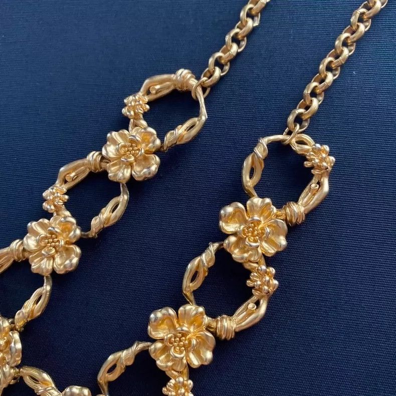 Kenzo KENZO Flower Gold Necklace Size ONE SIZE - 5 Thumbnail