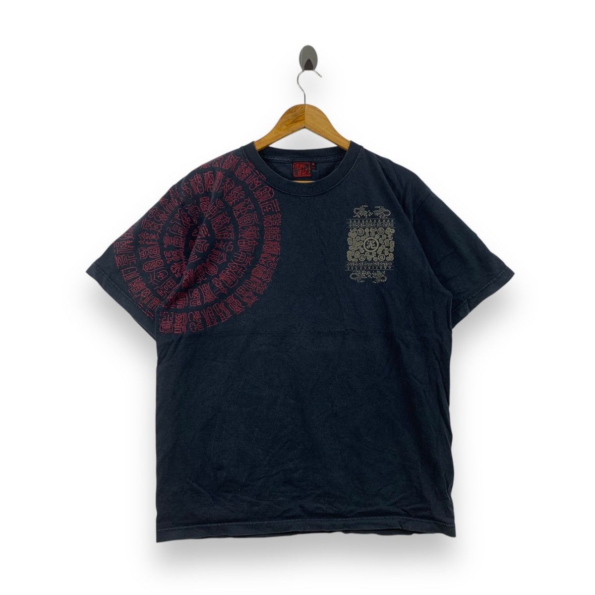 Japanese Brand Vintage JAPAN TRADITIONAL KARAKURI Goddess Dragon Tee Shirt Size US XL / EU 56 / 4 - 3 Thumbnail