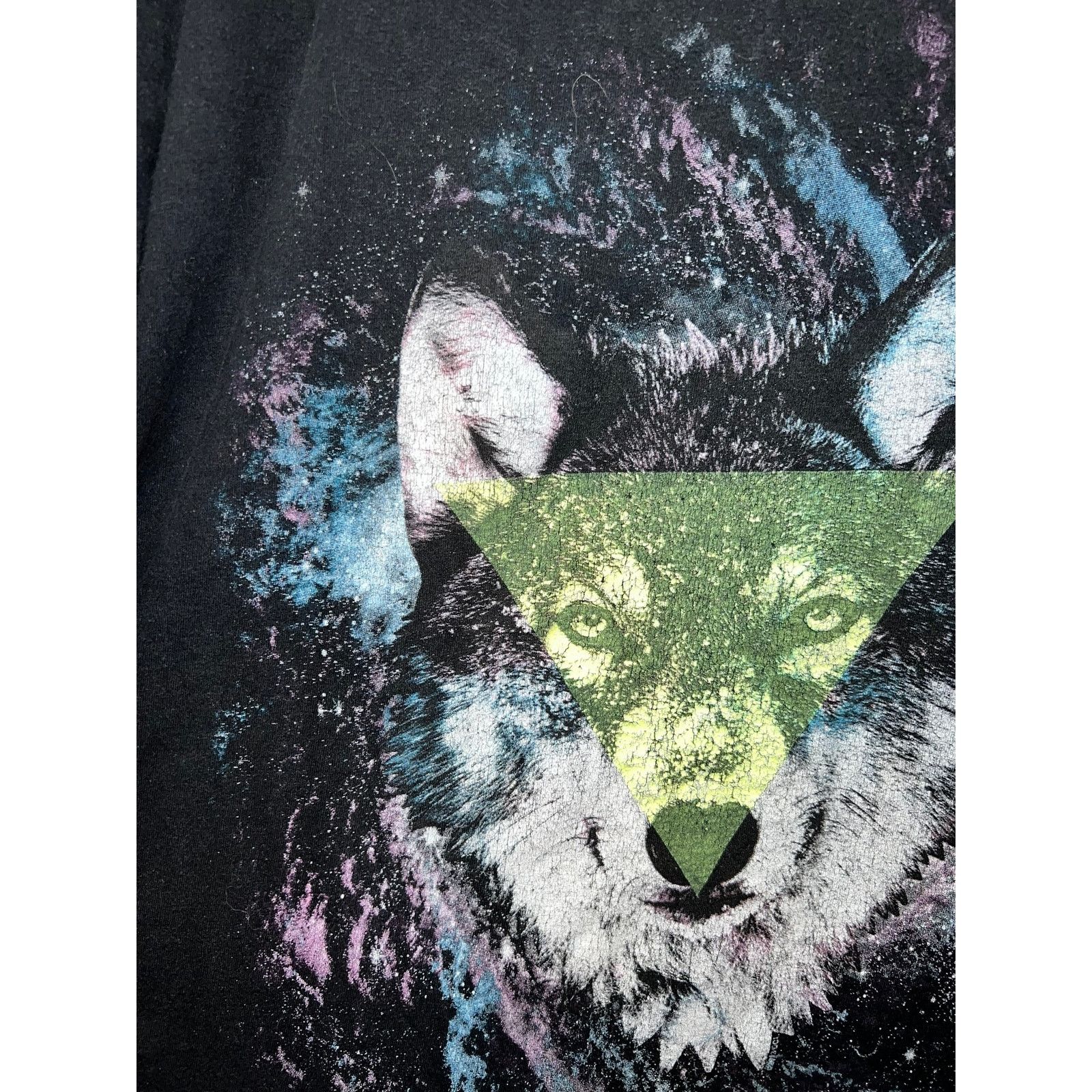 Vintage Vintage Animal Planet Shirt The Wolf Animal Black Tee 2XL Size US XXL / EU 58 / 5 - 3 Thumbnail
