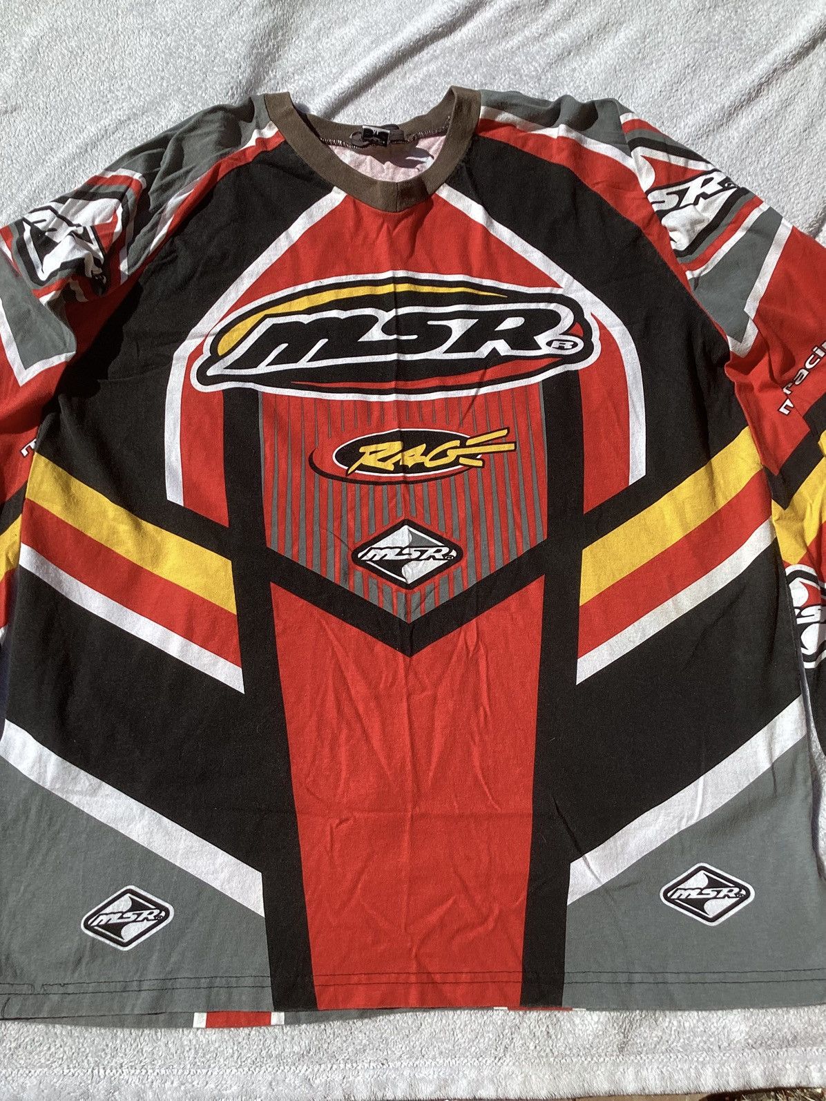 Other Vtg 90s Malcolm Smith racing USA multicolor racing jersey Size US XL / EU 56 / 4 - 2 Thumbnail