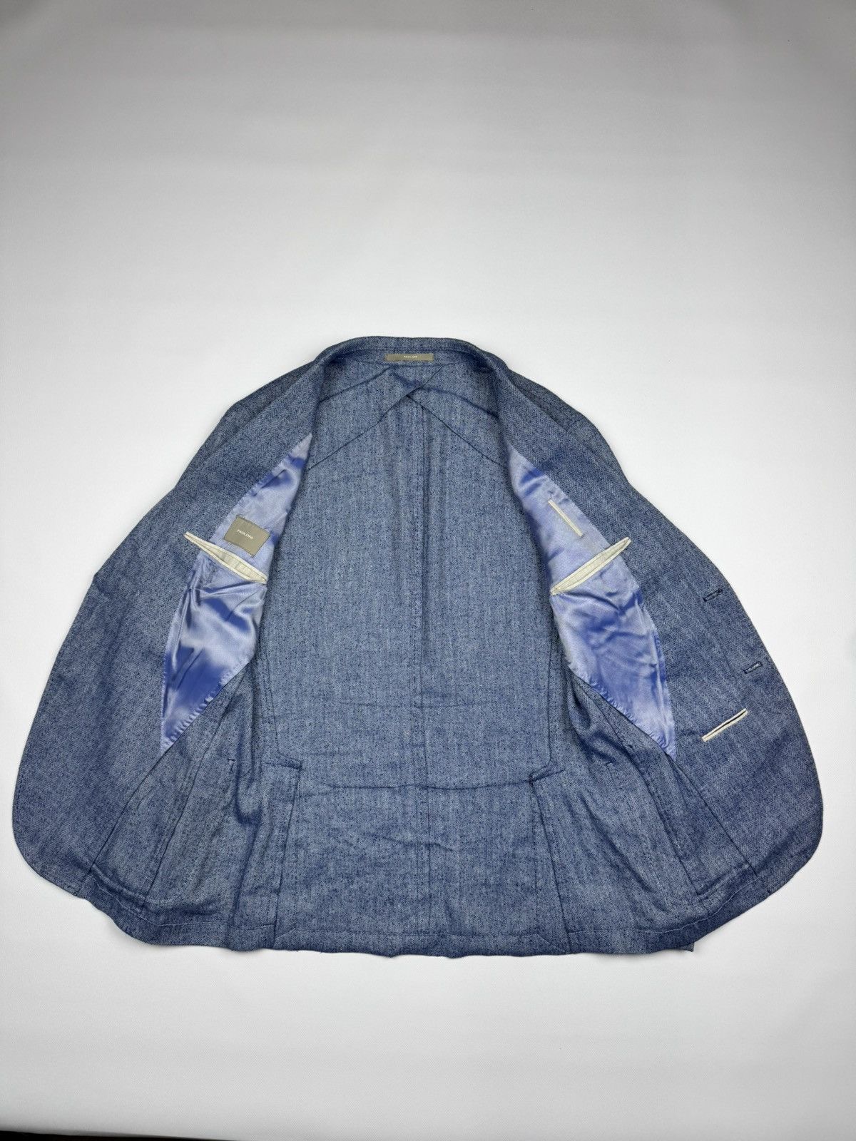 Paoloni Paoloni Linen Men's Blazer Size US M / EU 48-50 / 2 - 7 Thumbnail