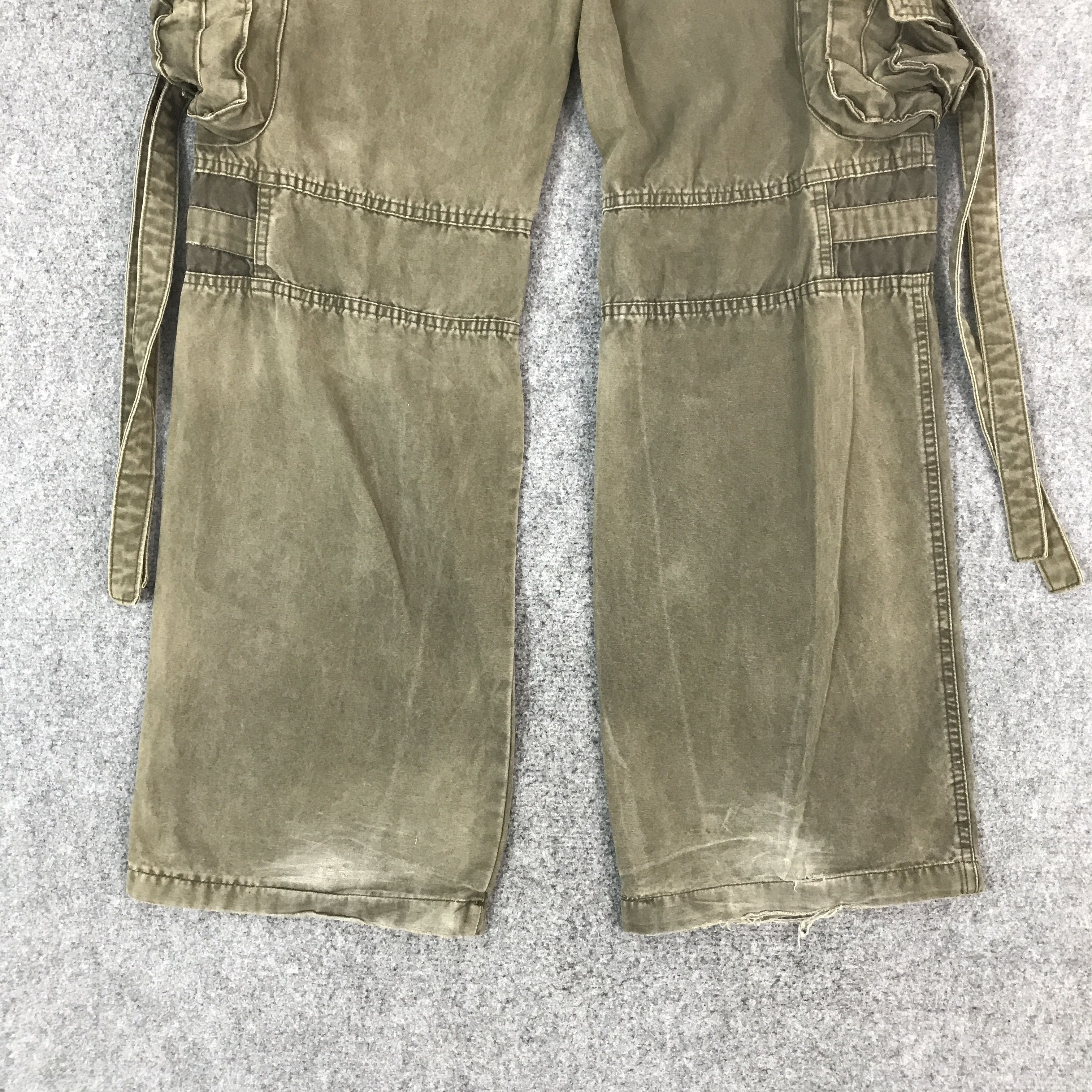 Japanese Brand BLUE LUIS CARGO BONDAGE STYLE PANTS Size US 28 / EU 44 - 6 Thumbnail