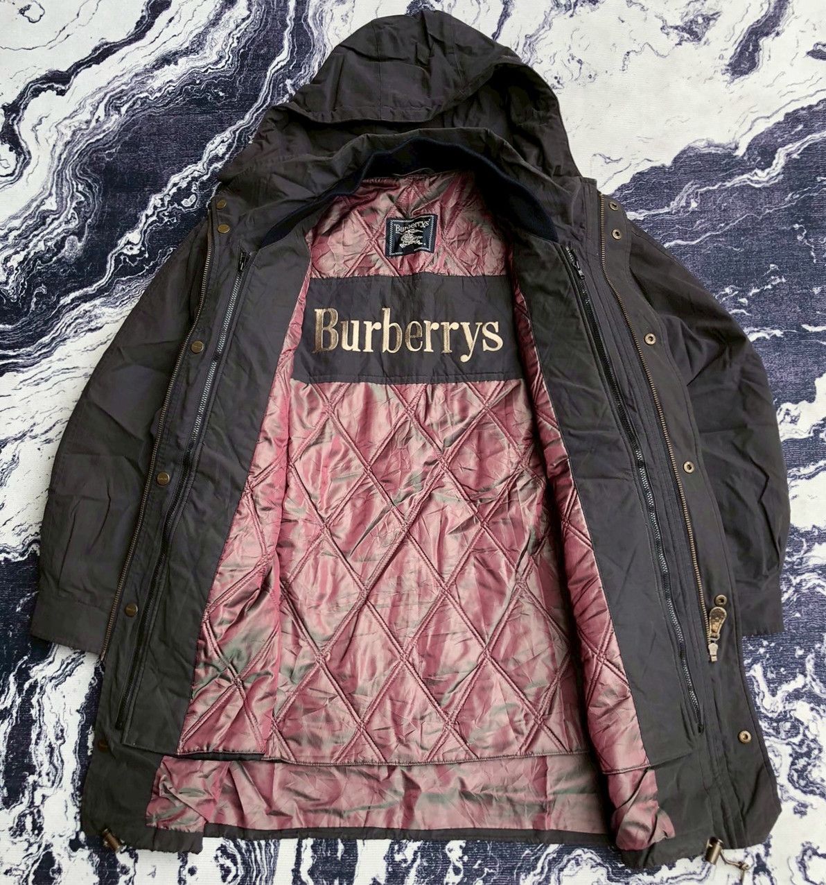 Burberry Vintage Burberrys Detachable Hood Parka with Inner Liner Size US L / EU 52-54 / 3 - 1 Thumbnail