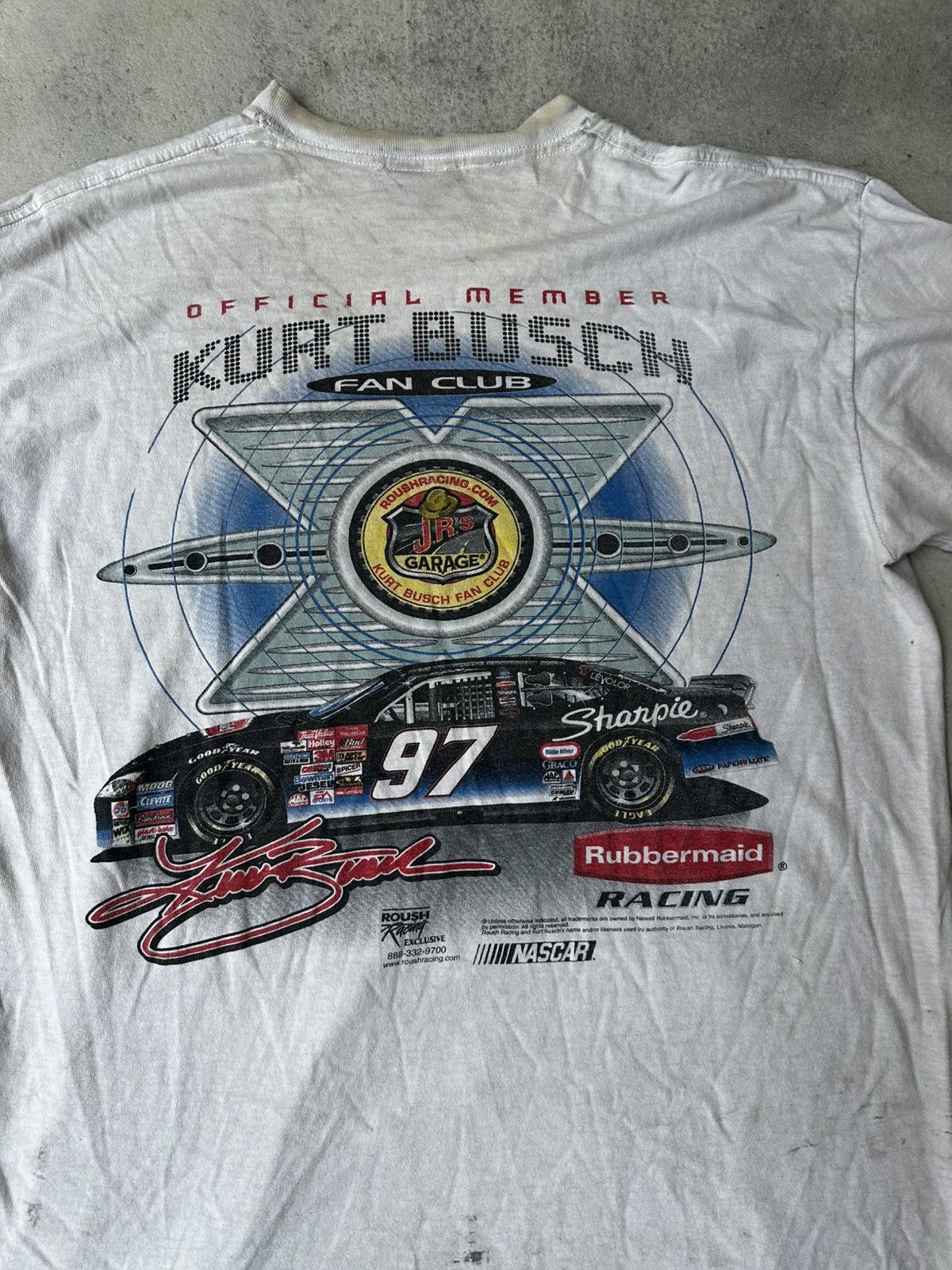 All Sport × Vintage KURT BUSH FAN CLUB T-SHIRT 1997 Size US M / EU 48-50 / 2 - 4 Thumbnail