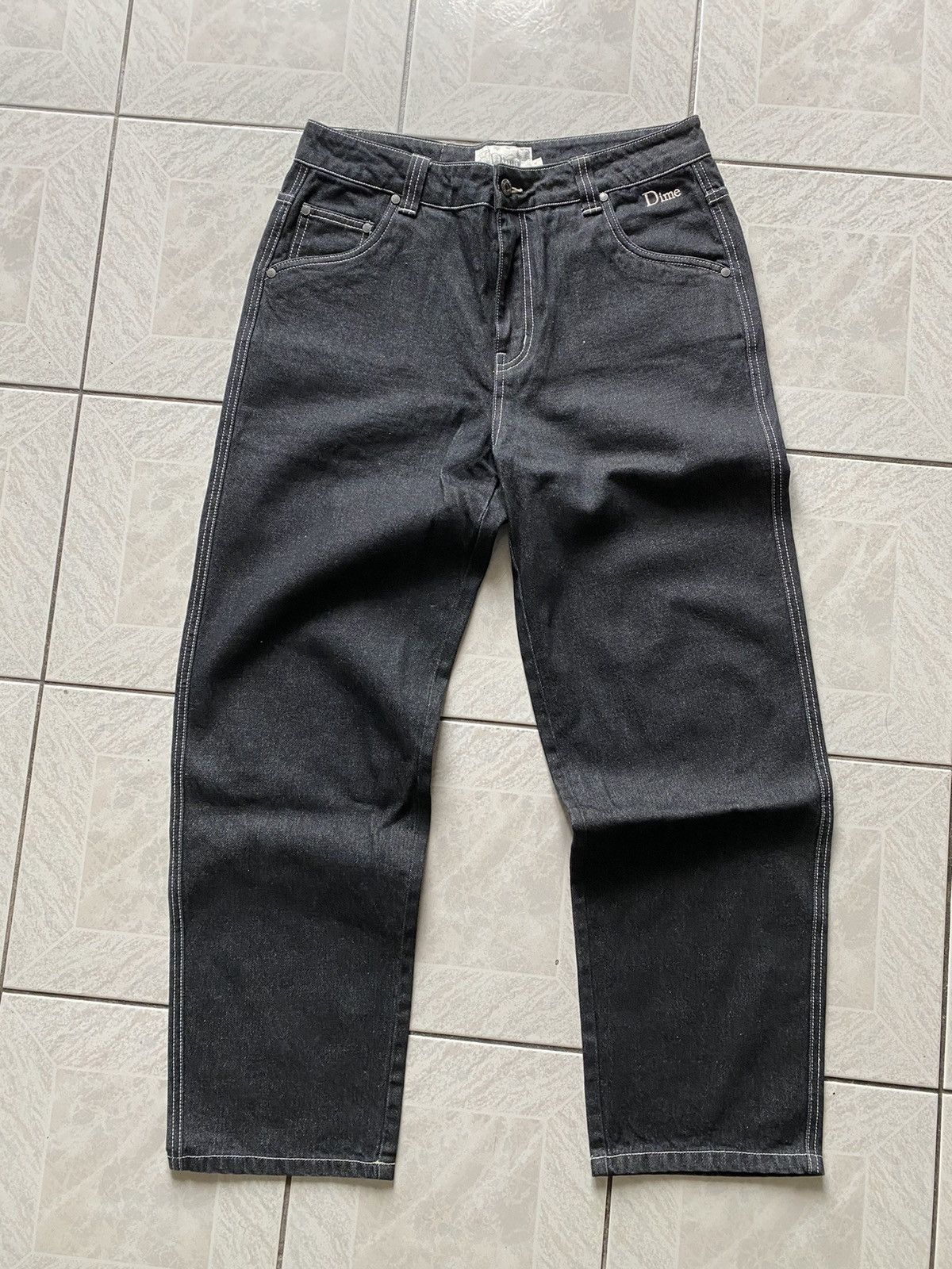 Dime Dime DJCO Brown Wash Denim Pant | Grailed