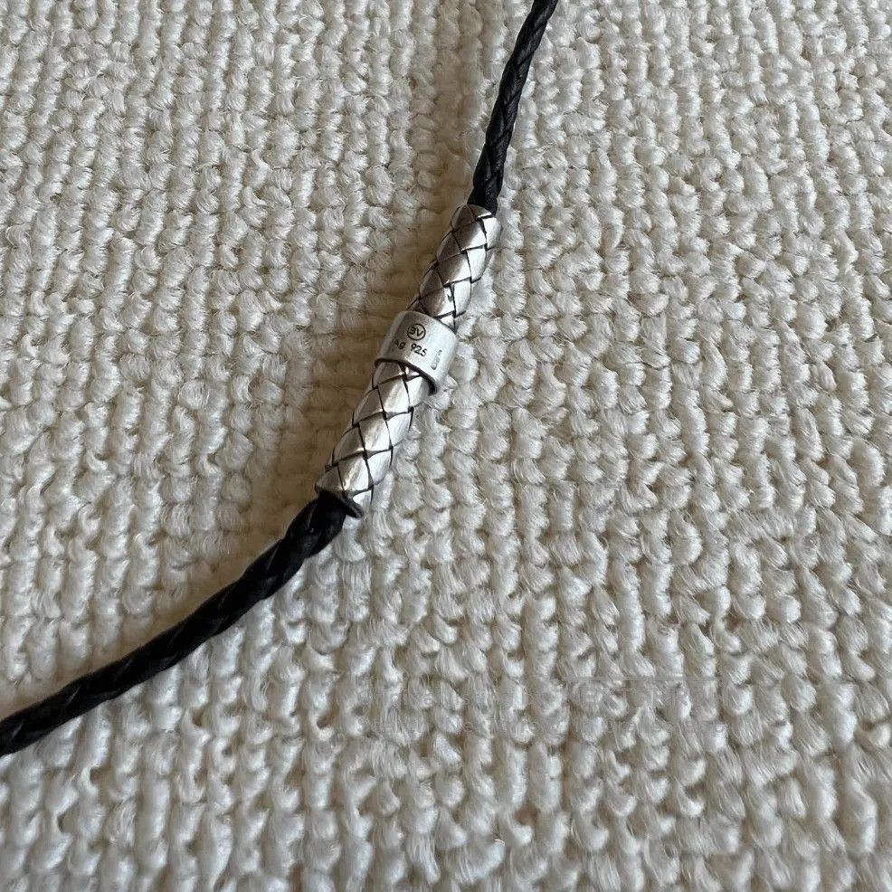 Bottega Veneta Bottega Veneta Woven Patten Necklace. Size ONE SIZE - 4 Thumbnail