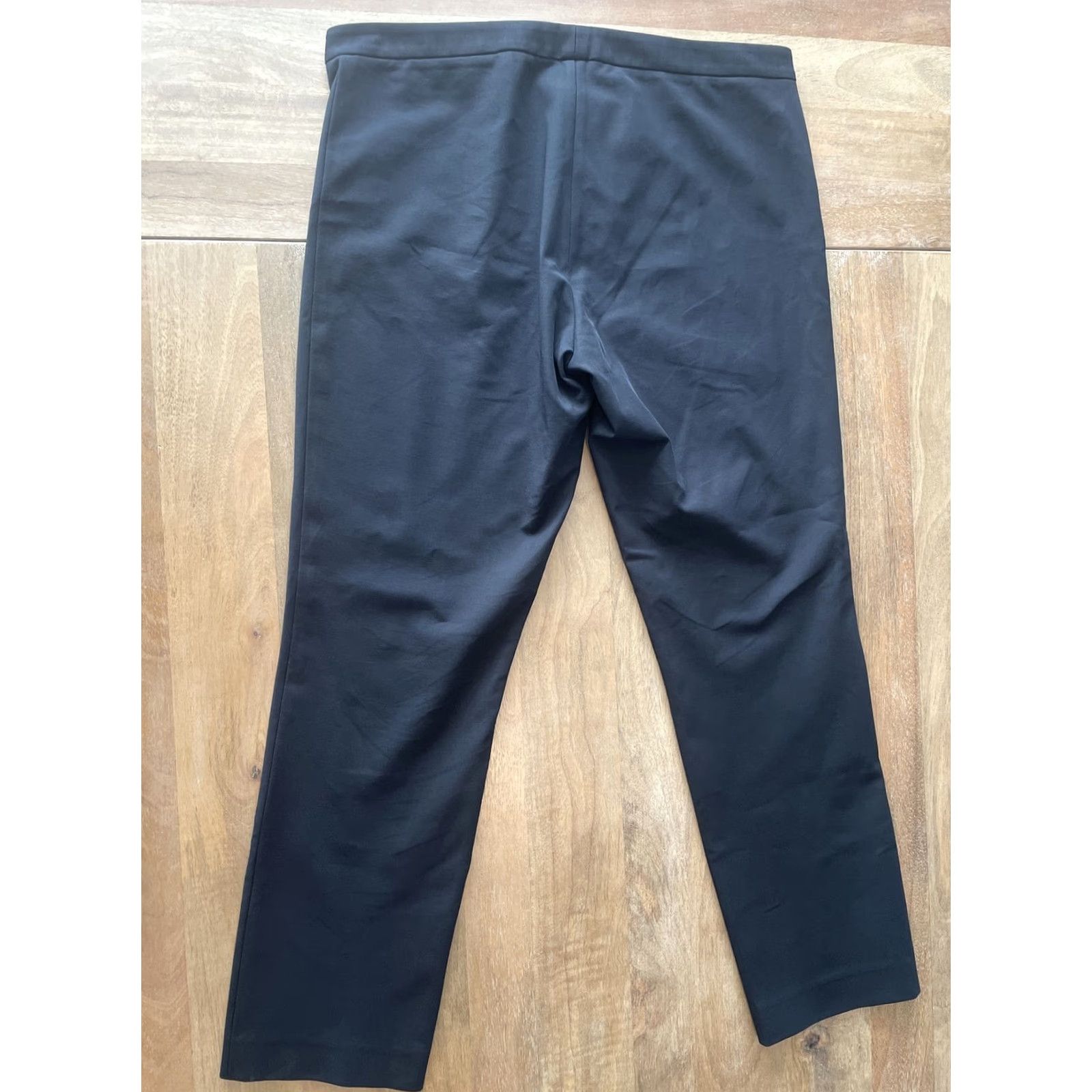 Theory VINTAGE Theory Black Hi Rise Zip Ankle Skinny Leg Dress Pants Size 6 USA Women Regular Pants 24in Inseam Size 28" / US 6 / IT 42 - 2 Thumbnail