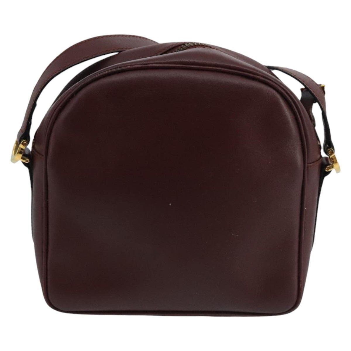 Cartier Cartier Shoulder Bag Leather Bordeaux Gold Size ONE SIZE - 3 Thumbnail