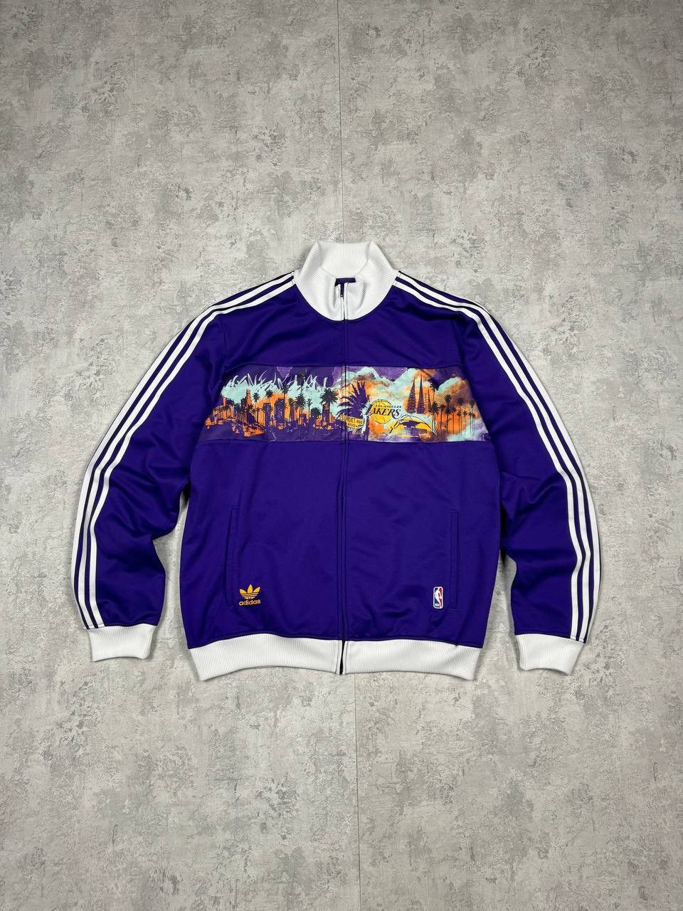 Adidas Originals Los Angeles Lakers Track Jacket Size XXL