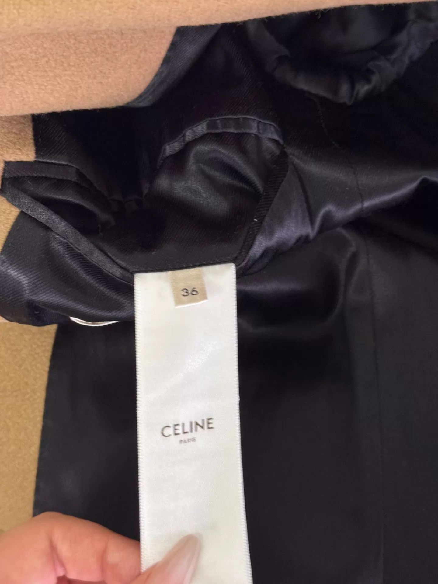 Celine Celine Women's Wool Coat 99 New Size 36 Authentic Size XS / US 0-2 / IT 36-38 - 3 Thumbnail