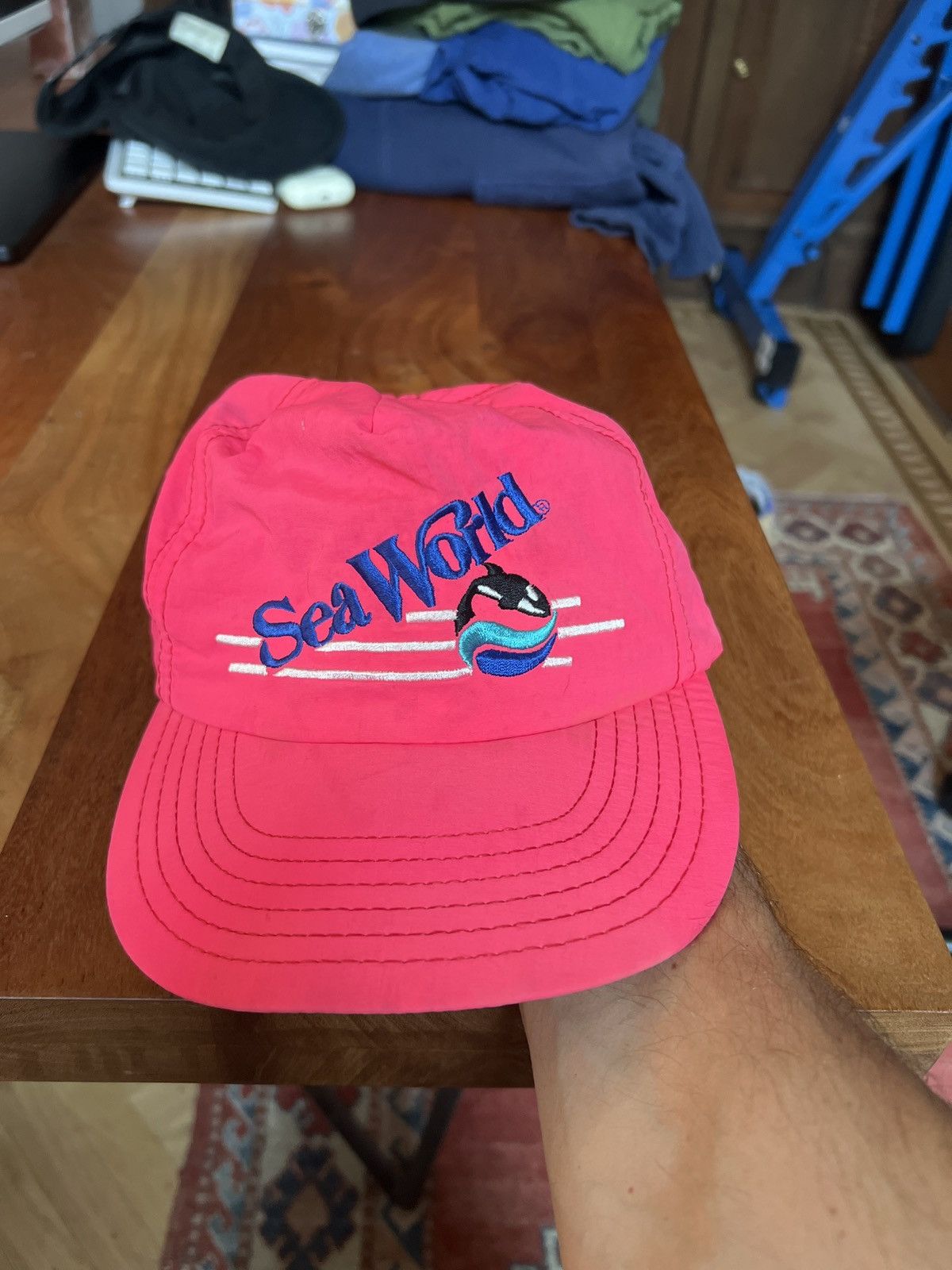 Vintage Sea World Hat - Vintage Size ONE SIZE - 2 Thumbnail