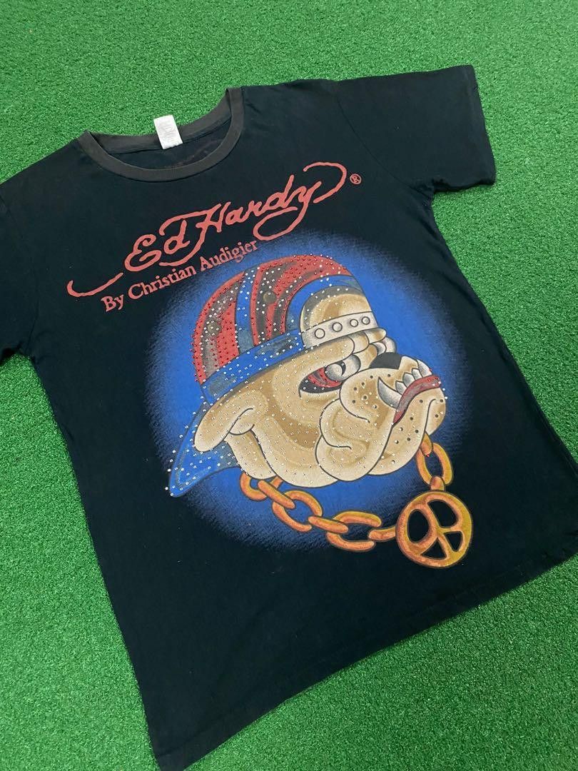 Christian Audigier × Ed Hardy RARE BULLDOG ED HARDY CHRISTIAN AUDIGER #SKU-A281 DP1 Size US M / EU 48-50 / 2 - 3 Thumbnail