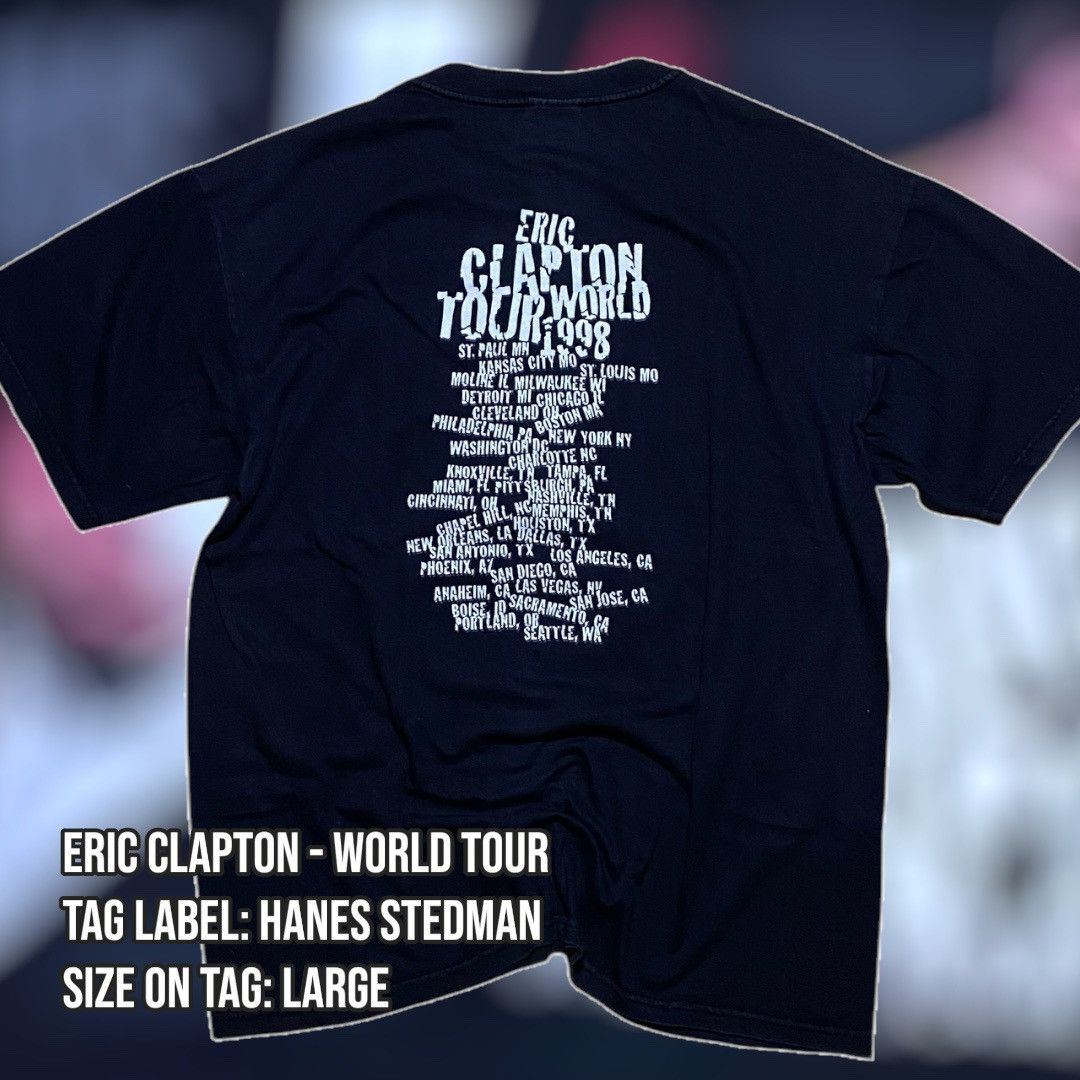 Band Tees Eric Clapton World Tour 98 Band Tee Size US L / EU 52-54 / 3 - 2 Thumbnail