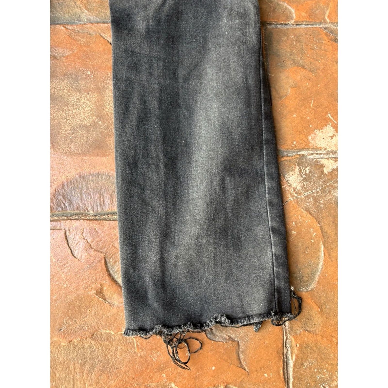 Show Me Your MuMu VINTAGE Show Me Your MuMu Soho Zip Up Skinnies Jeans Womens 28 Black Destructed Slim Denim Zip 28in Inseam Womens Jeans Size 28" / US 6 / IT 42 - 6 Thumbnail
