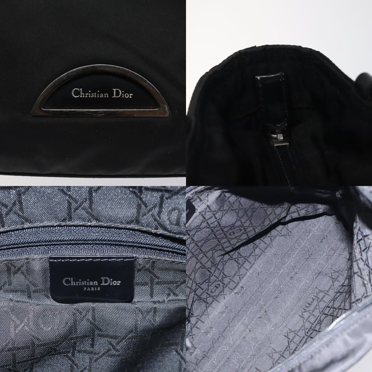 Dior DIOR Tote Bag Nylon Black Silver Size ONE SIZE - 11 Thumbnail