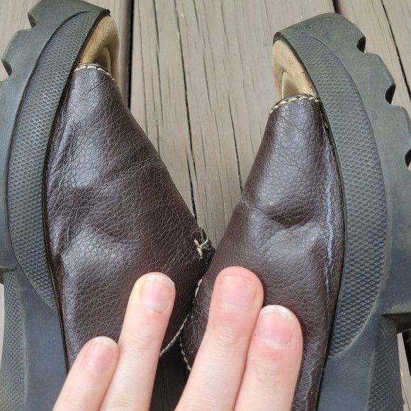 Vintage Vintage 90s y2k Bratz Brown Faux Leather Chunky Wedge Platfo Size US 8.5 / IT 38.5 - 6 Thumbnail