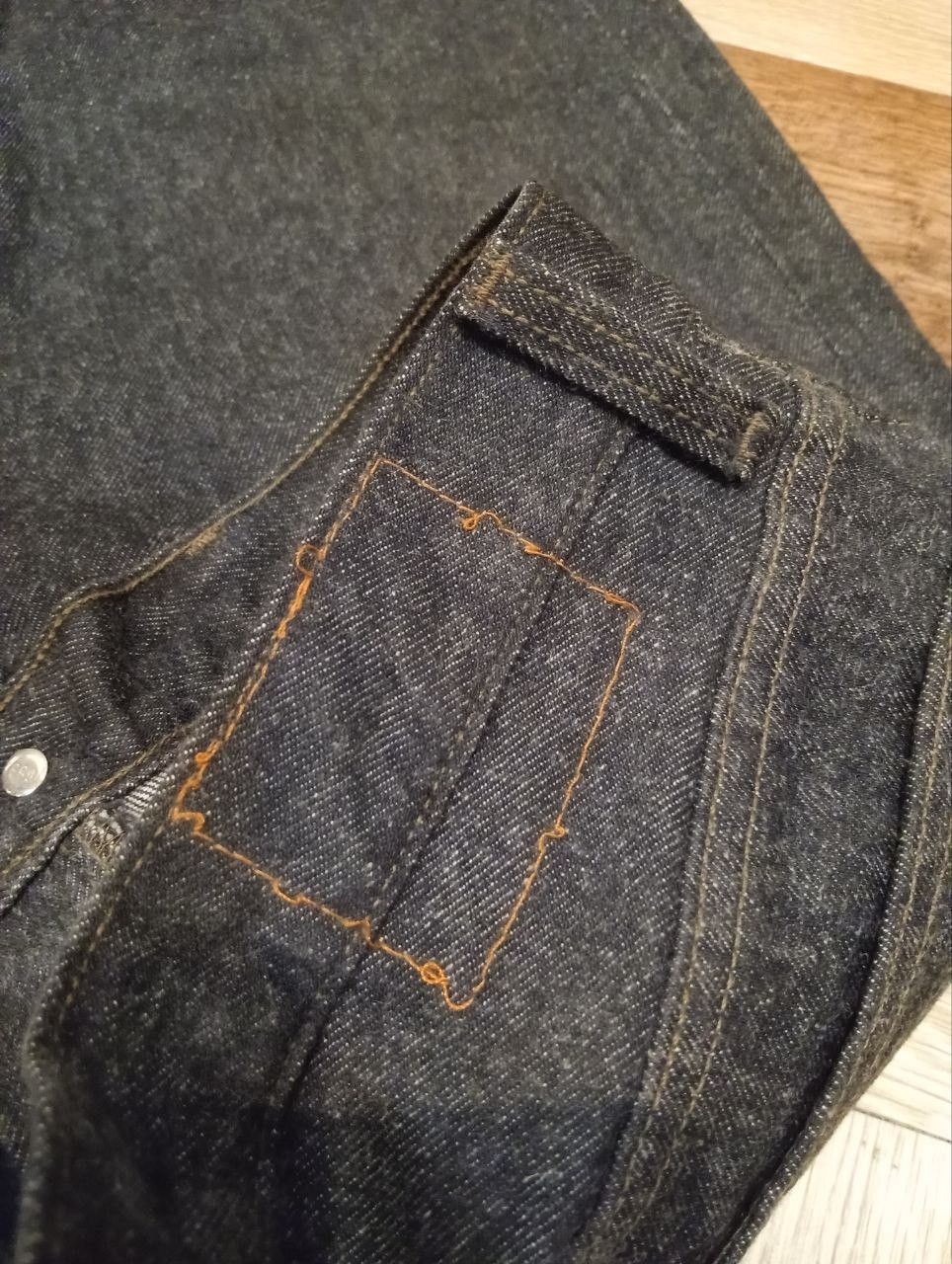 Levi's LEVI'S VINTAGE 501 BLACK DENIM PANTS Size US 30 / EU 46 - 9 Thumbnail