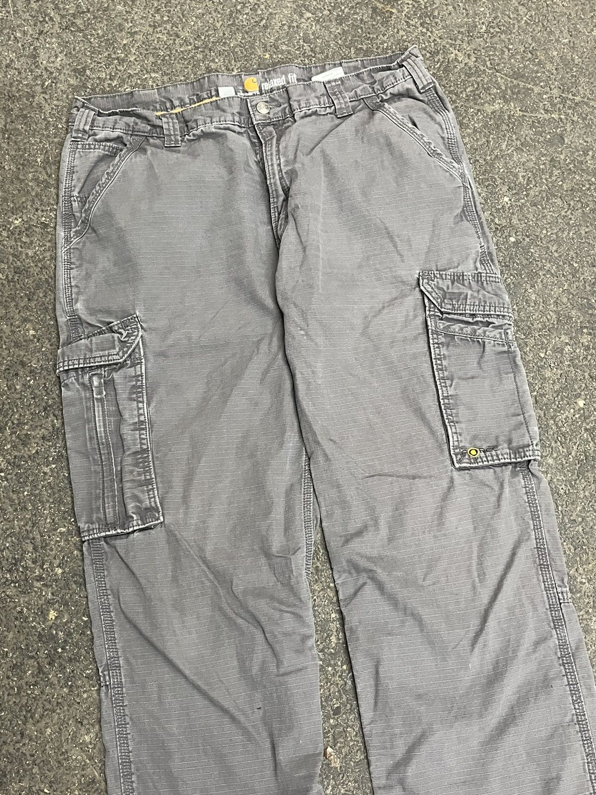 Carhartt × Vintage Carhartt cargo pants y2k streetwear hype baggy faded Size US 36 / EU 52 - 7 Thumbnail