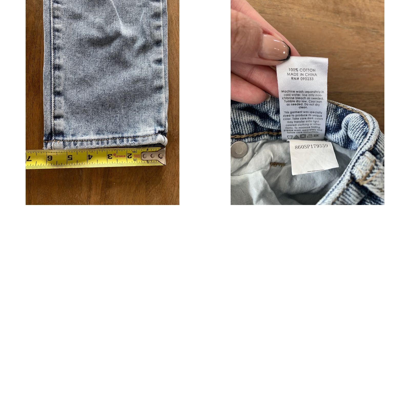 Pacsun Pacsun Mom Jeans High Waisted Button Fly Distressed Relaxed Tapered 26 Blue Denim Size 26" / US 2 / IT 38 - 8 Thumbnail