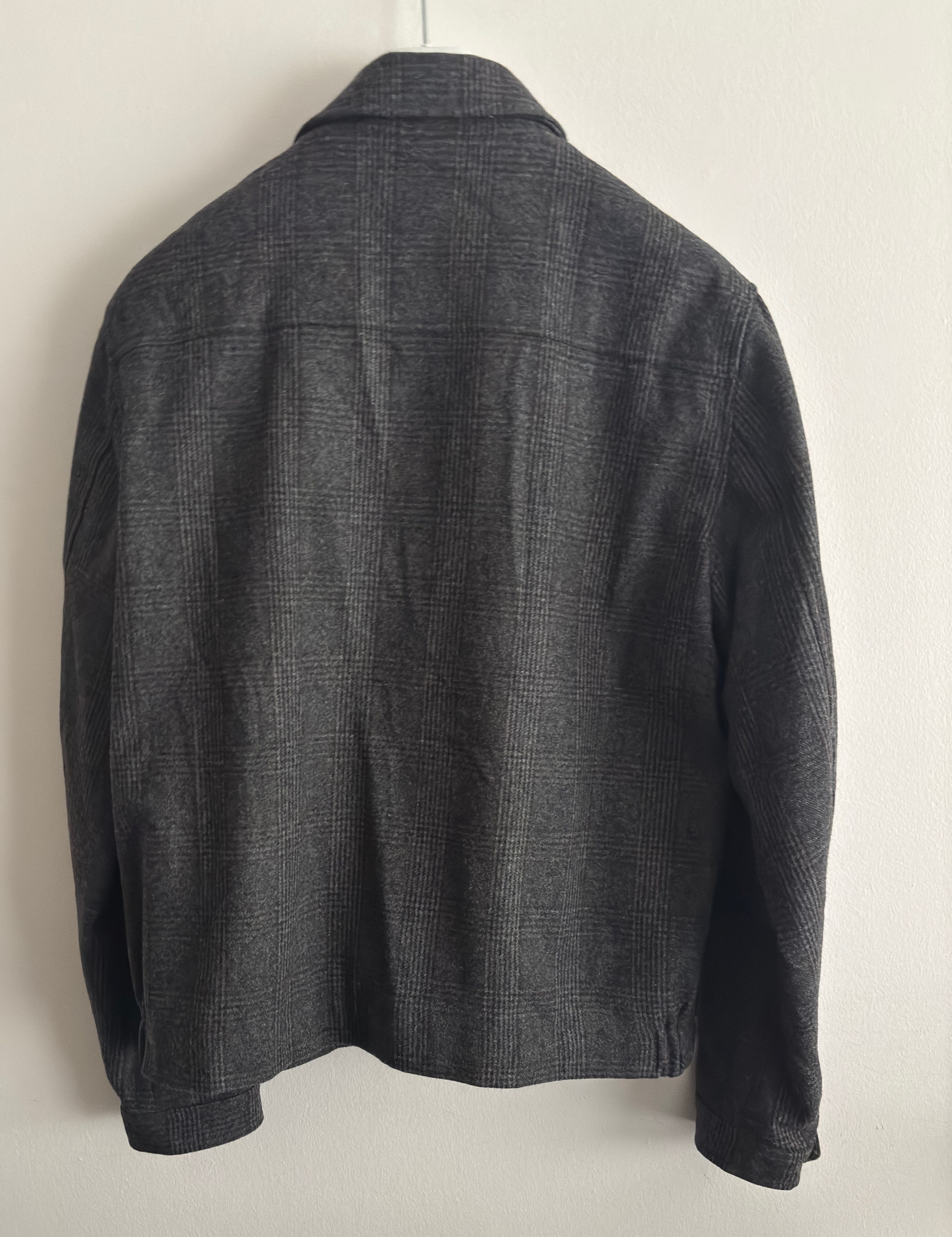 Private White V.C. $750 Mr.Porter Check Wool A-2 Bomber Jacket --6/ Large -XL Size US L / EU 52-54 / 3 - 13 Thumbnail