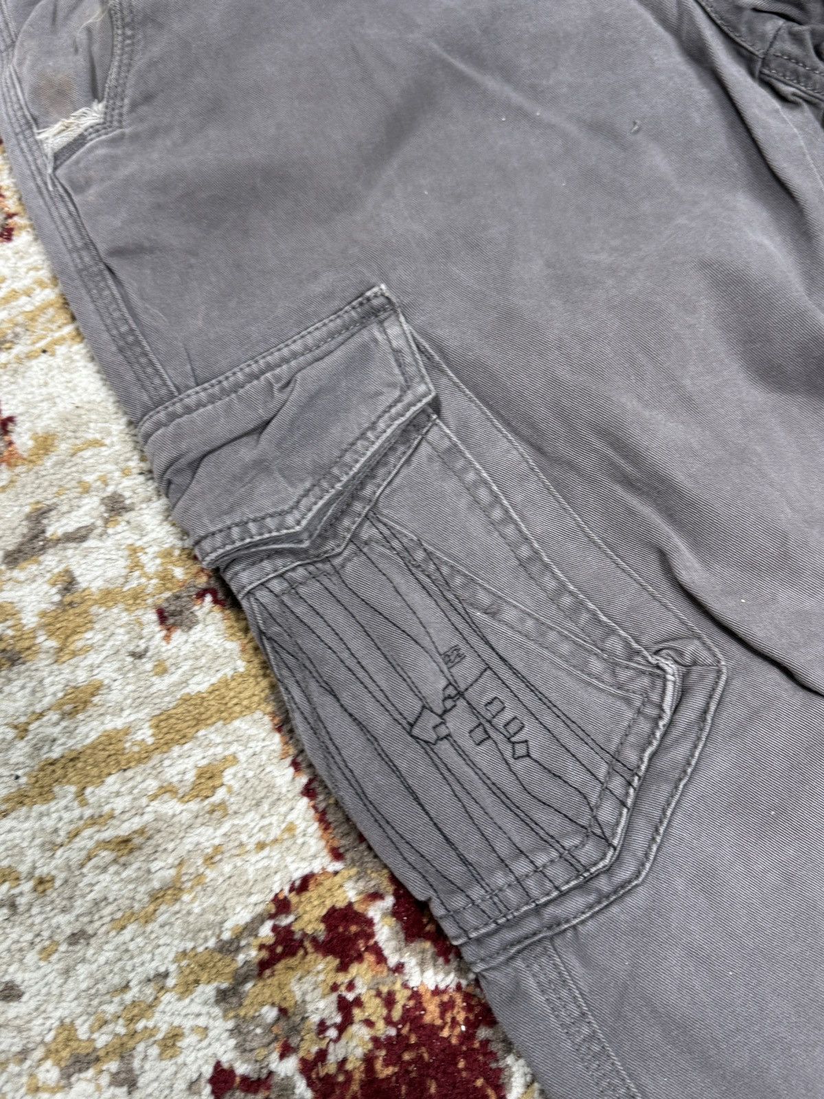 Billabong × Japanese Brand Vintage Junya Watanabe Balenciaga Style Bondage Cargo Pants Size US 30 / EU 46 - 3 Thumbnail