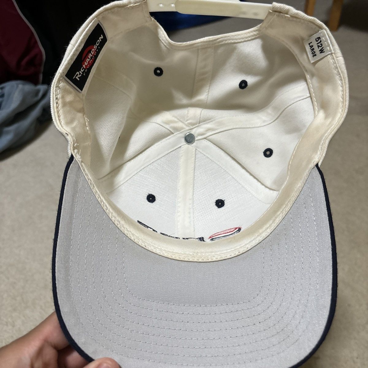 Pepsi Y2K Pepsi Hat Mens Adjustable Blue Strapback Cap PBG Size ONE SIZE - 5 Thumbnail