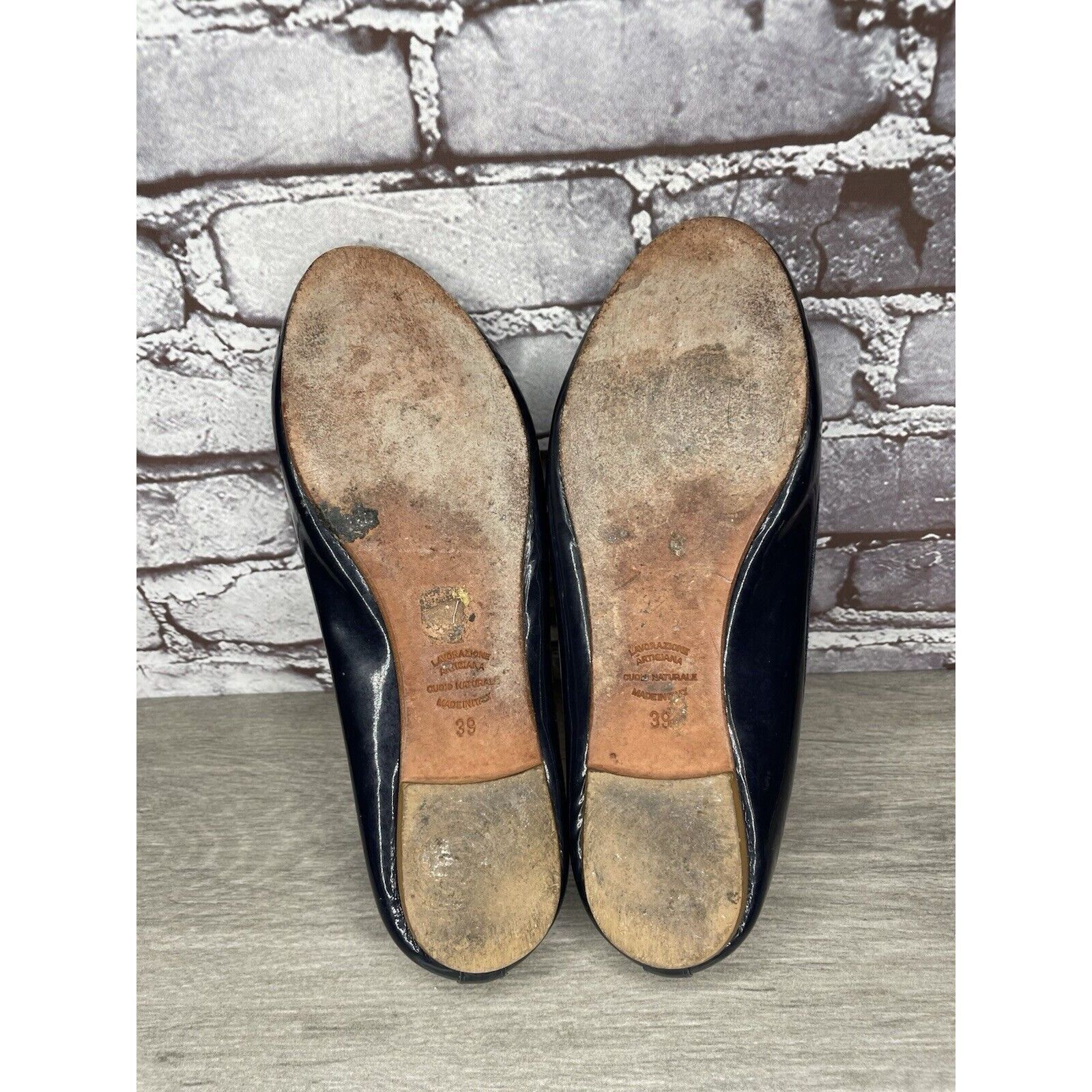 Summit Clothing Summit White Mountain Navy Blue Patent Bow Ballet Flats Wome Size US 8.5 / IT 38.5 - 19 Thumbnail