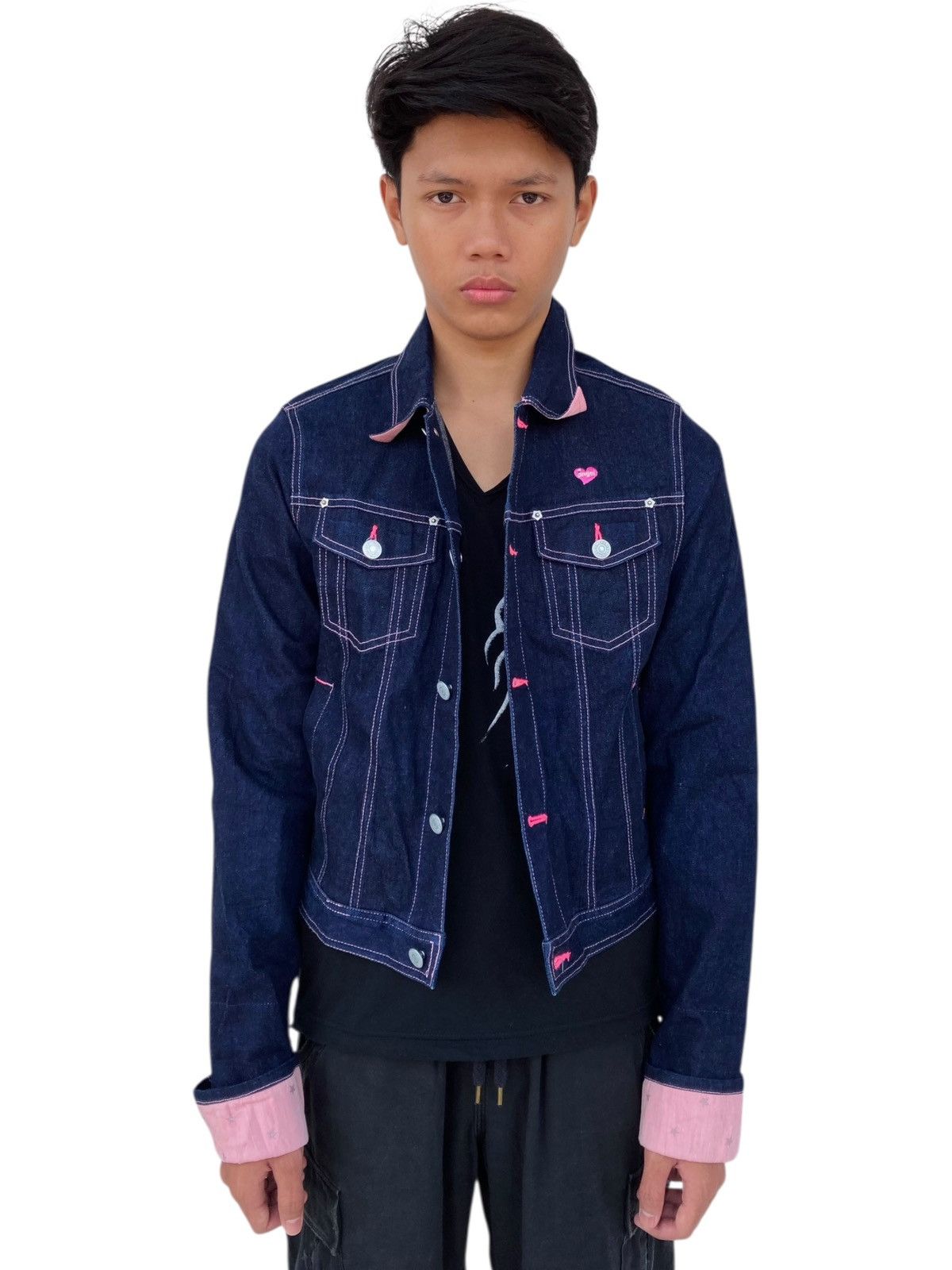 Angel Blue 2000s Angel Blue - Extra Longsleeve Denim Jacket Size US M / EU 48-50 / 2 - 2 Thumbnail